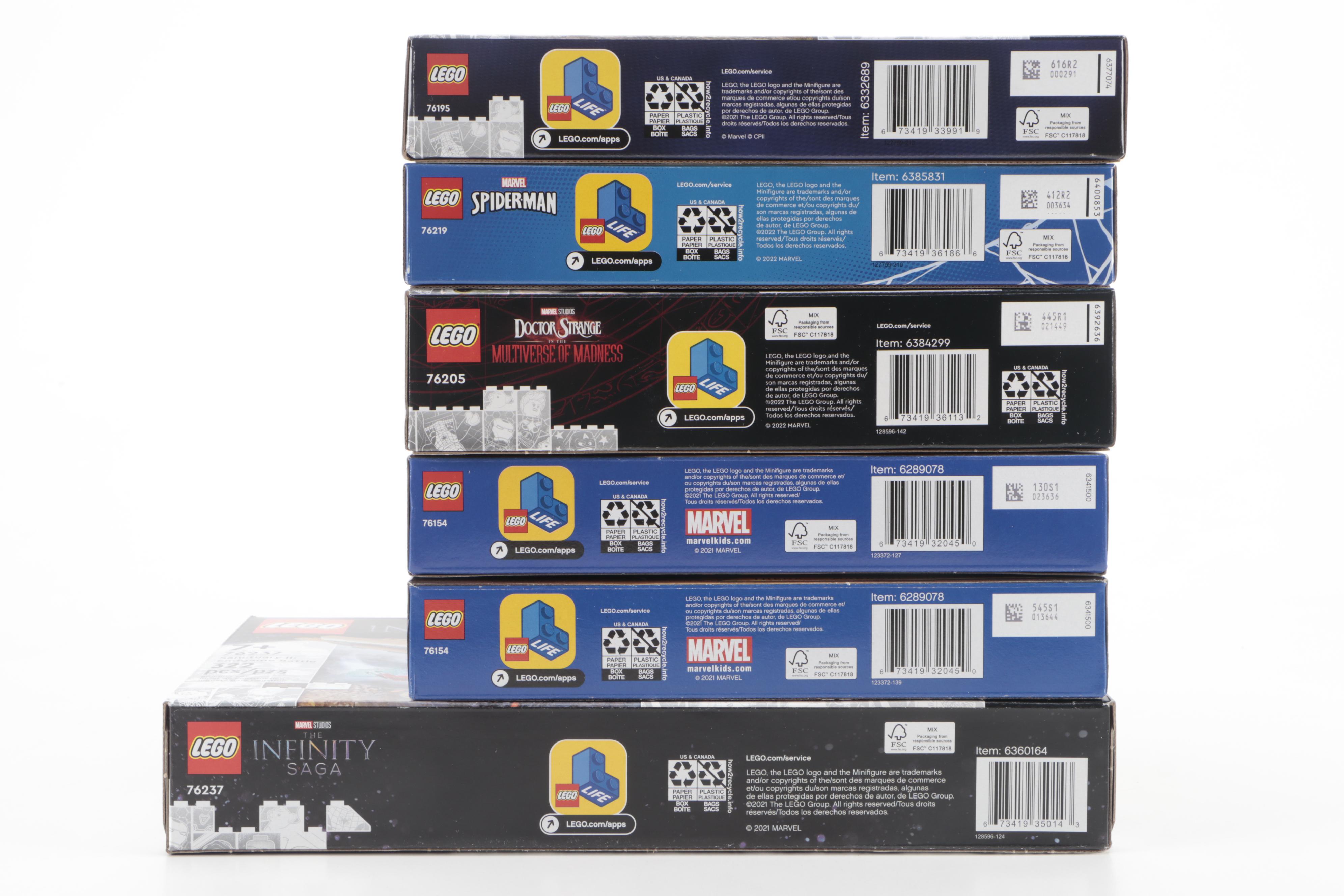 LEGO Marvel Avengers, Spider-Man, Venom, Infinity Saga, More Building Sets