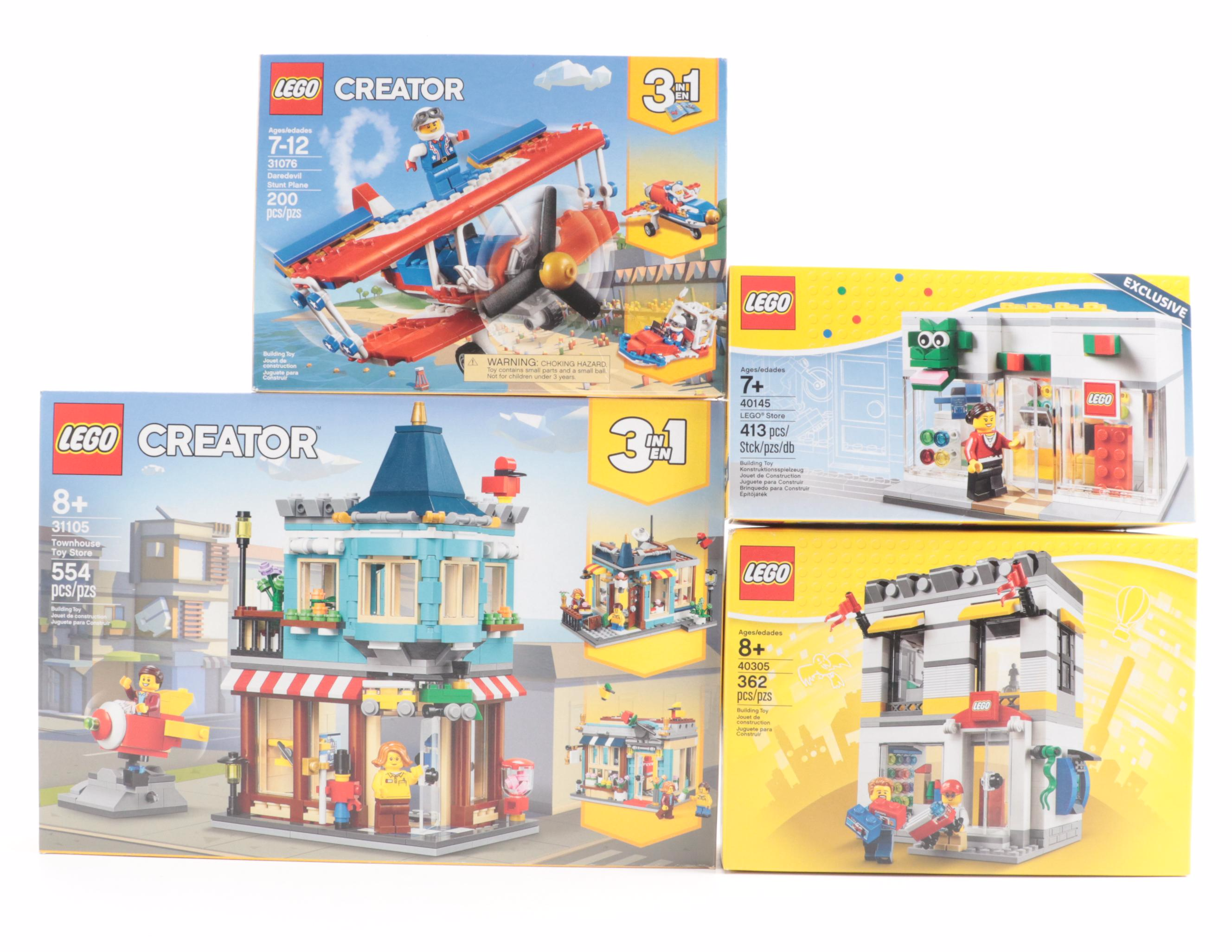 LEGO Creator Toy Construction Sets Including Townhouse Toy Store