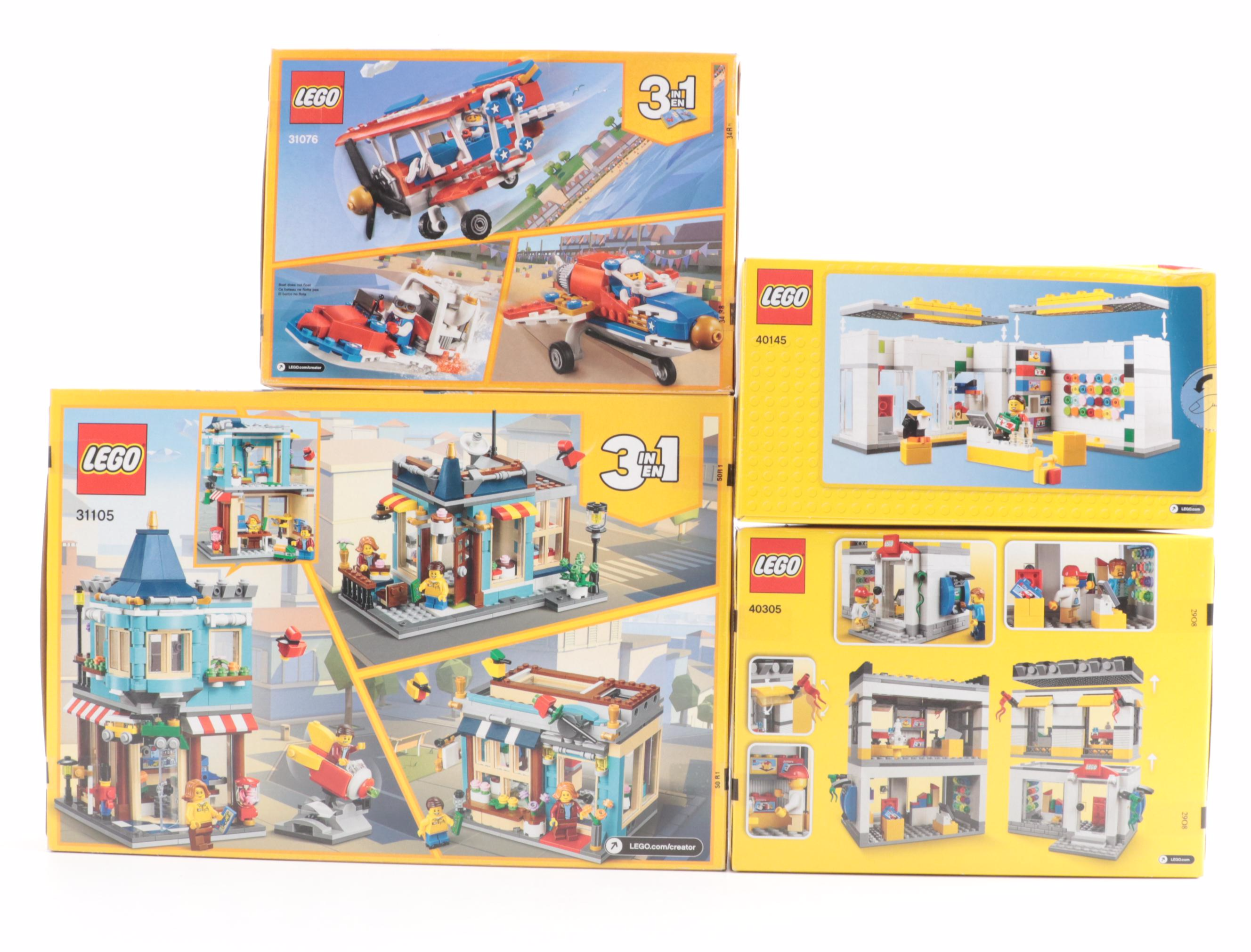 LEGO Creator Toy Construction Sets Including Townhouse Toy Store