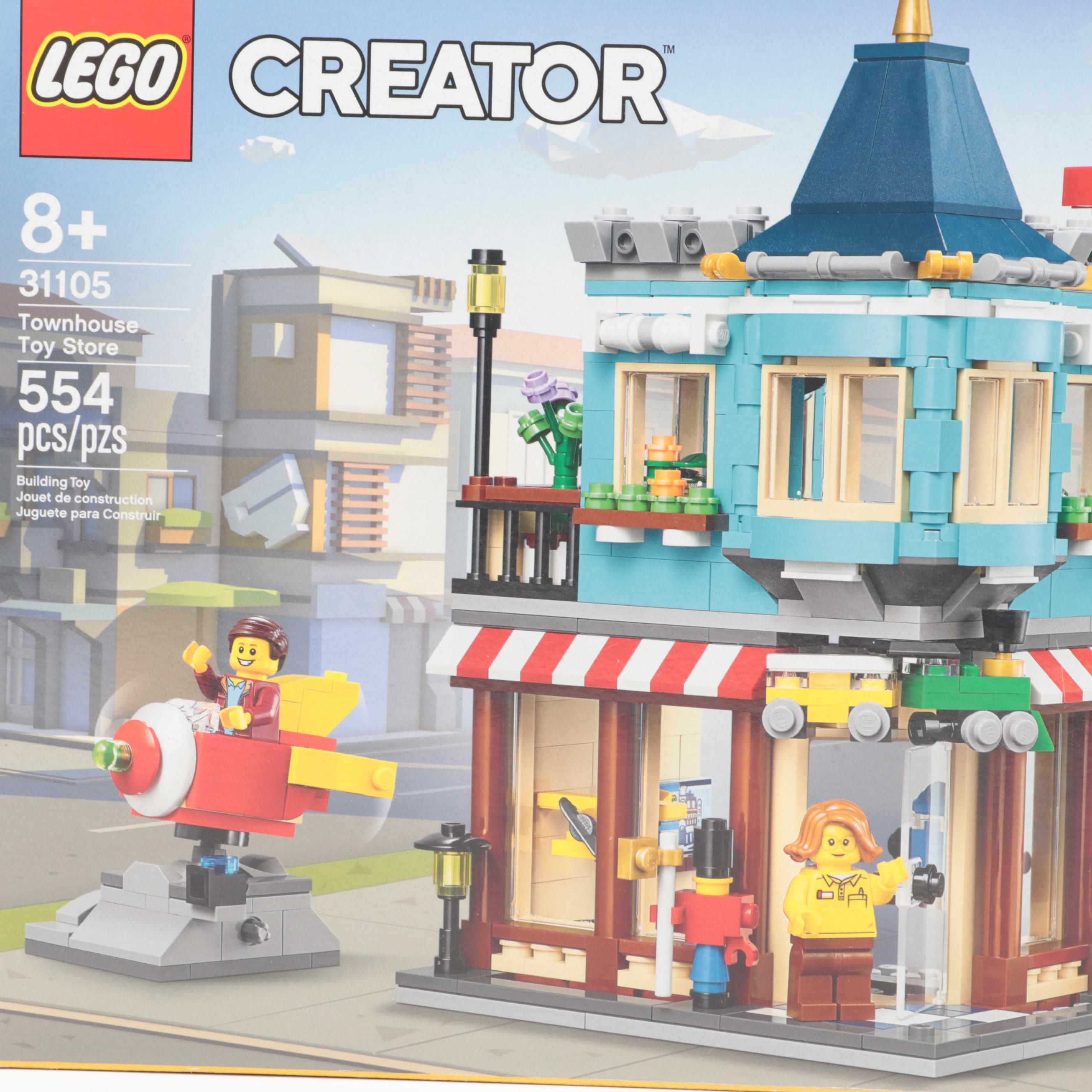 LEGO Creator Toy Construction Sets Including Townhouse Toy Store