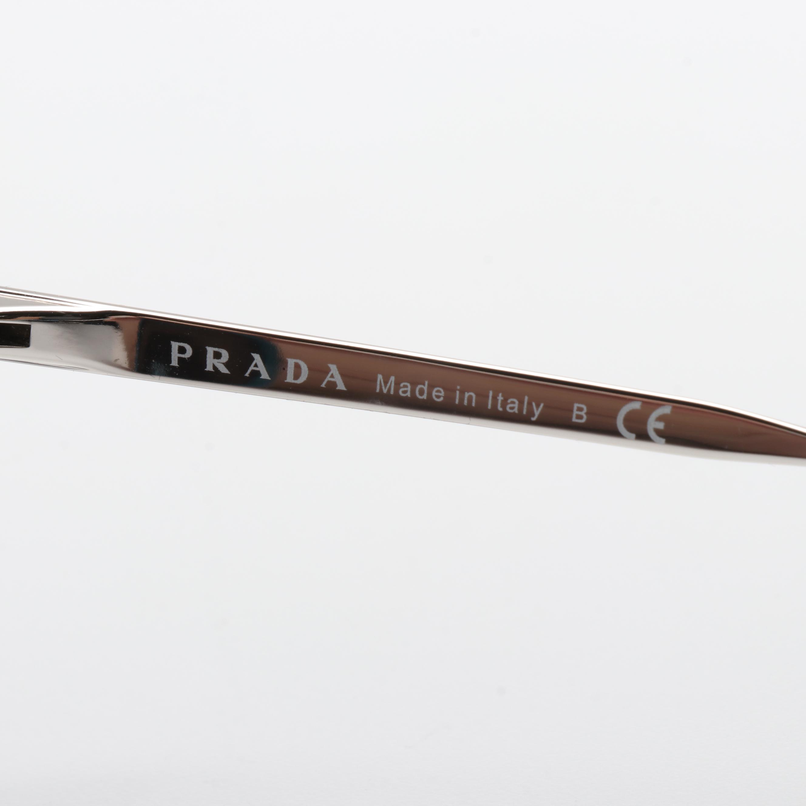 Prada SPR17S Bordeaux and Green Sunglasses with Case