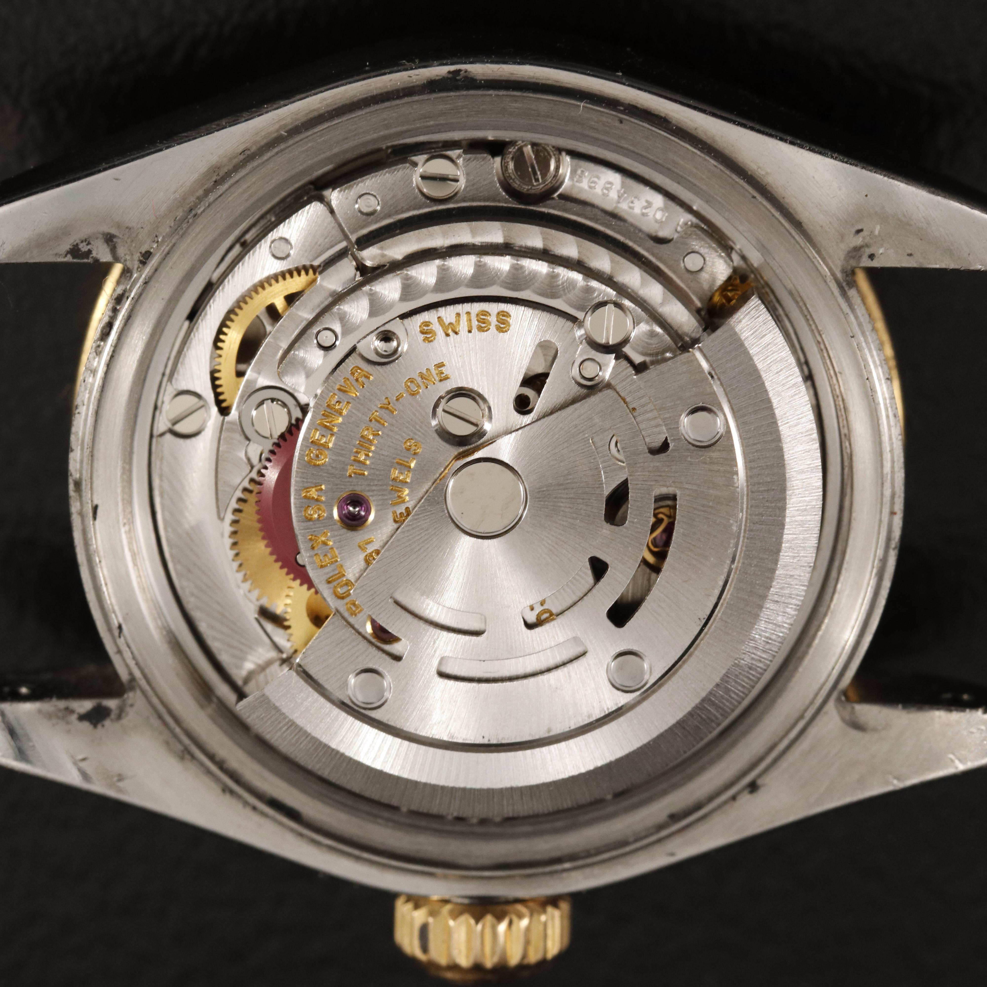 1998 - 2000 Rolex Datejust Ivory Pyramid Roman Dial Watch