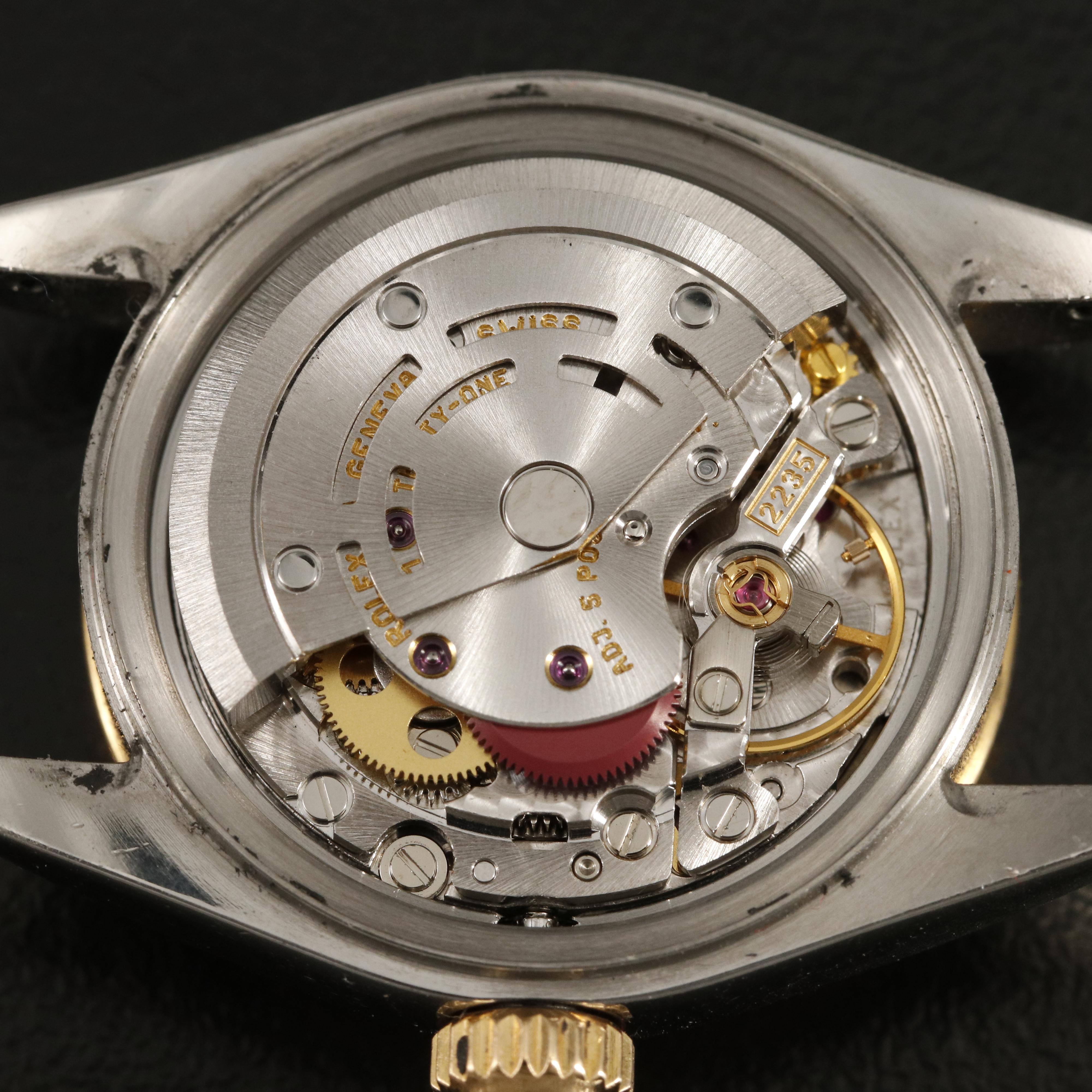 1998 - 2000 Rolex Datejust Ivory Pyramid Roman Dial Watch