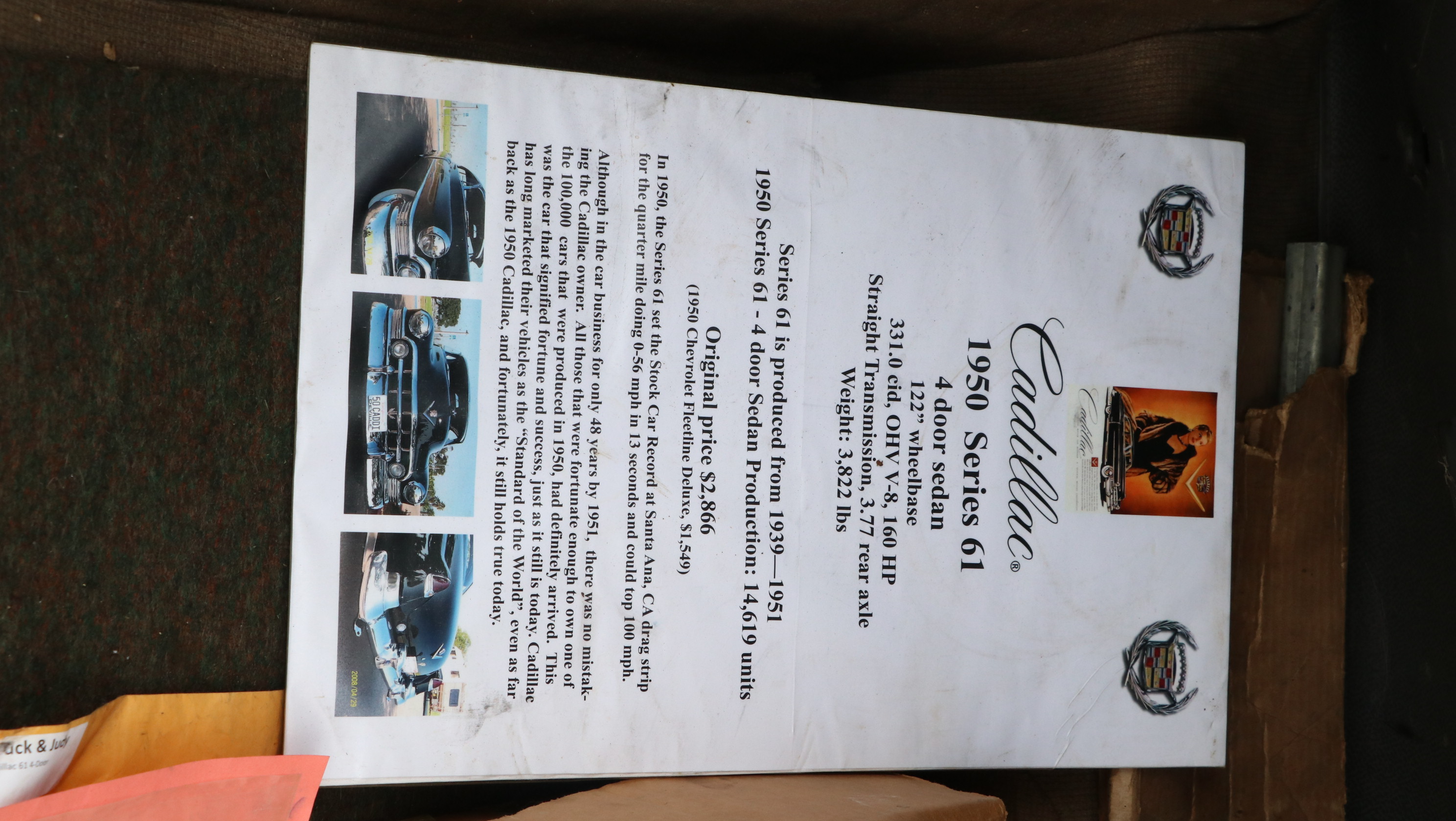 1950 Cadillac Series 61