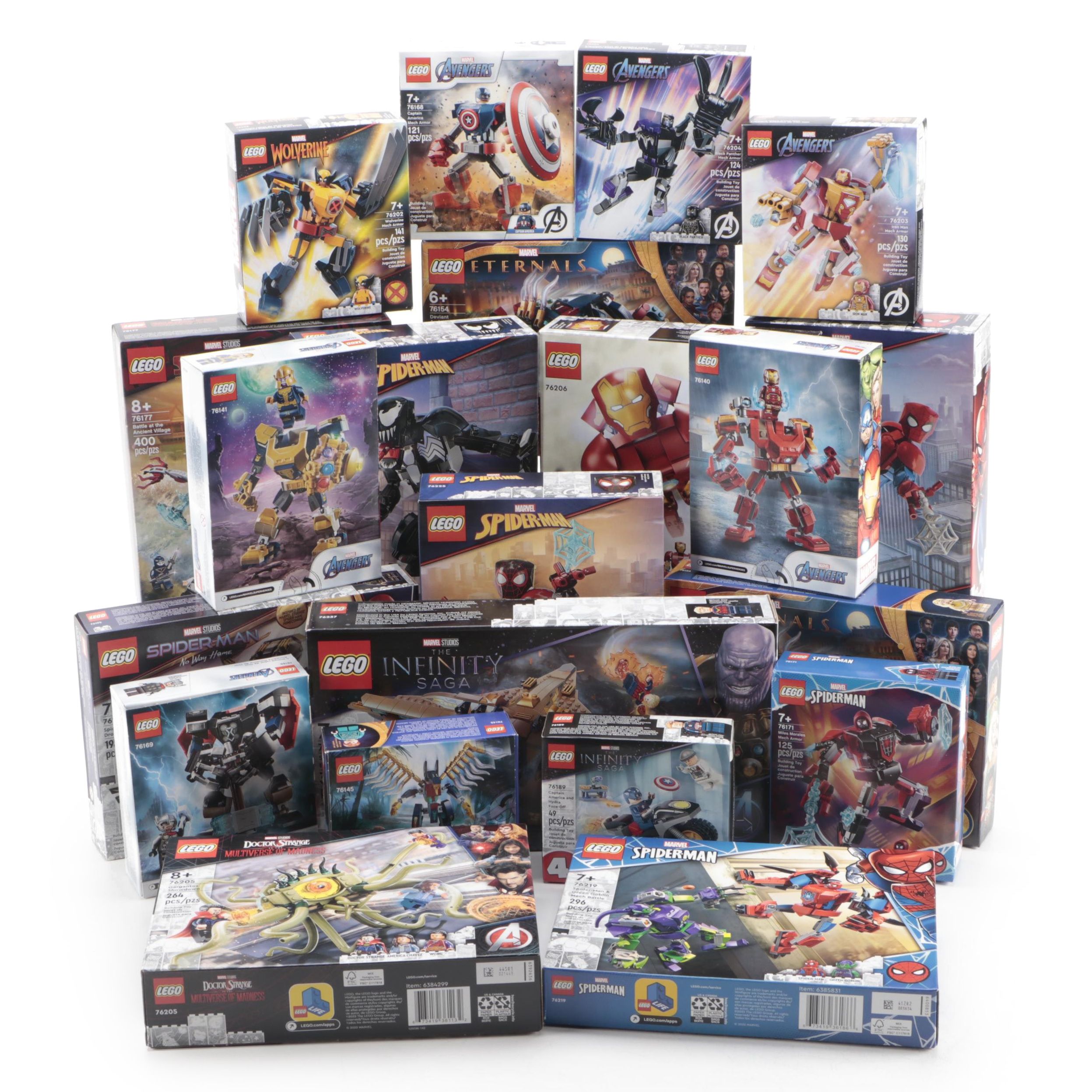 LEGO Marvel Avengers, Spider-Man, Venom, Infinity Saga, More Building Sets