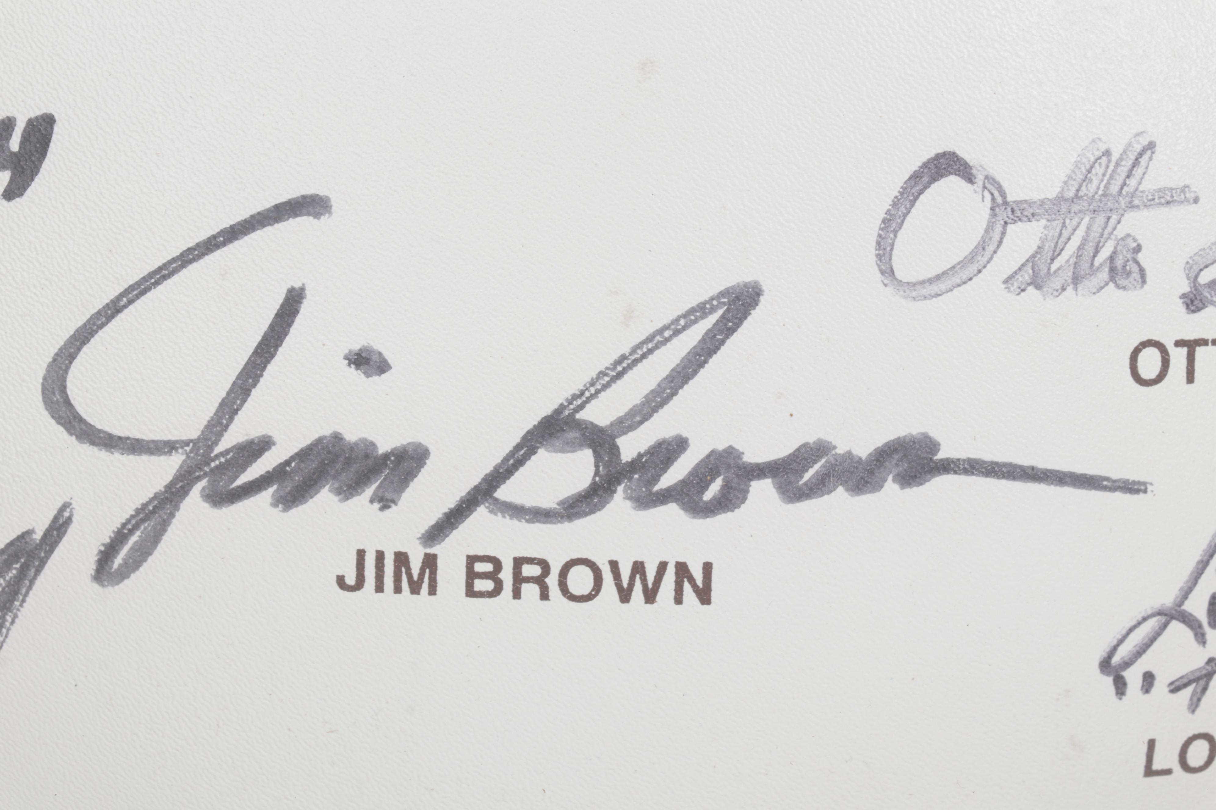 Cleveland "Browns Legends" Football Signed by Jim Brown, Otto Graham and More