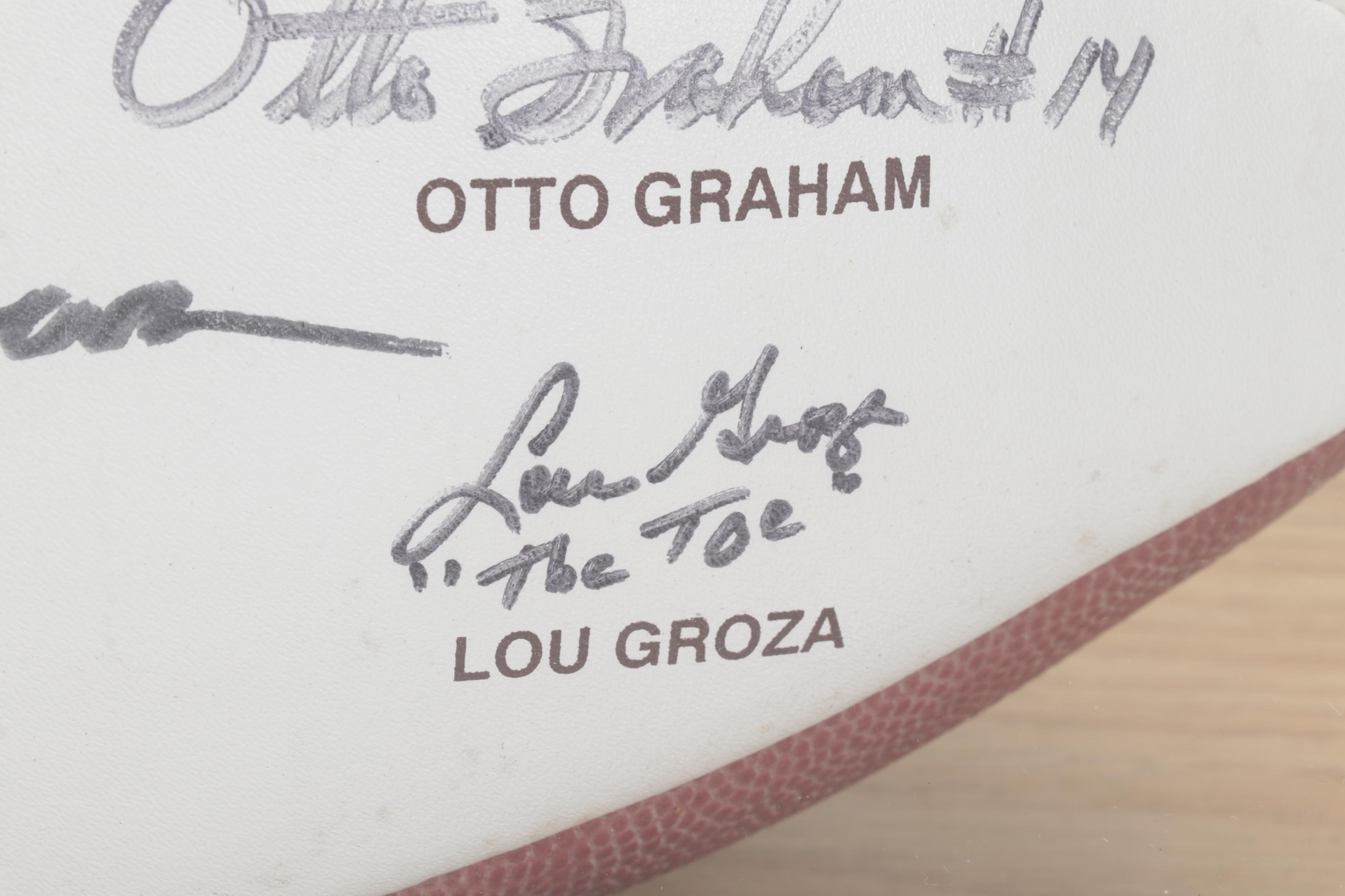 Cleveland "Browns Legends" Football Signed by Jim Brown, Otto Graham and More