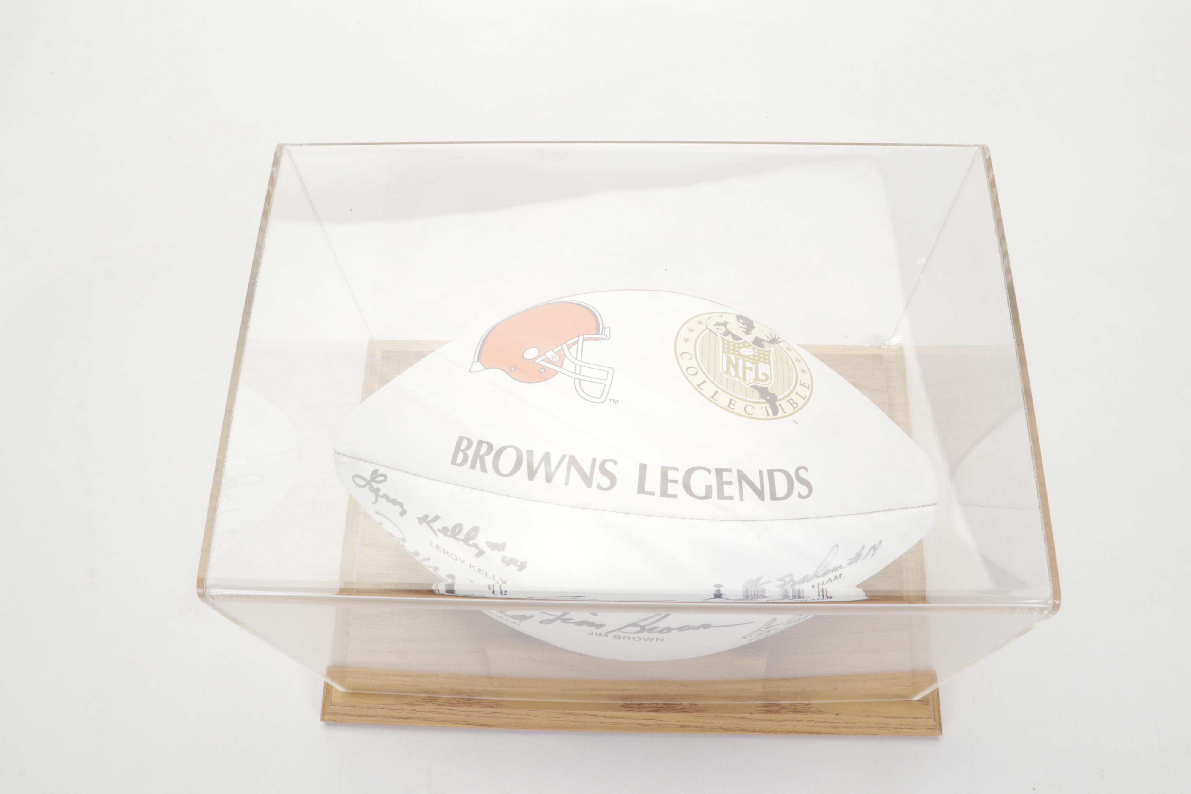 Cleveland "Browns Legends" Football Signed by Jim Brown, Otto Graham and More