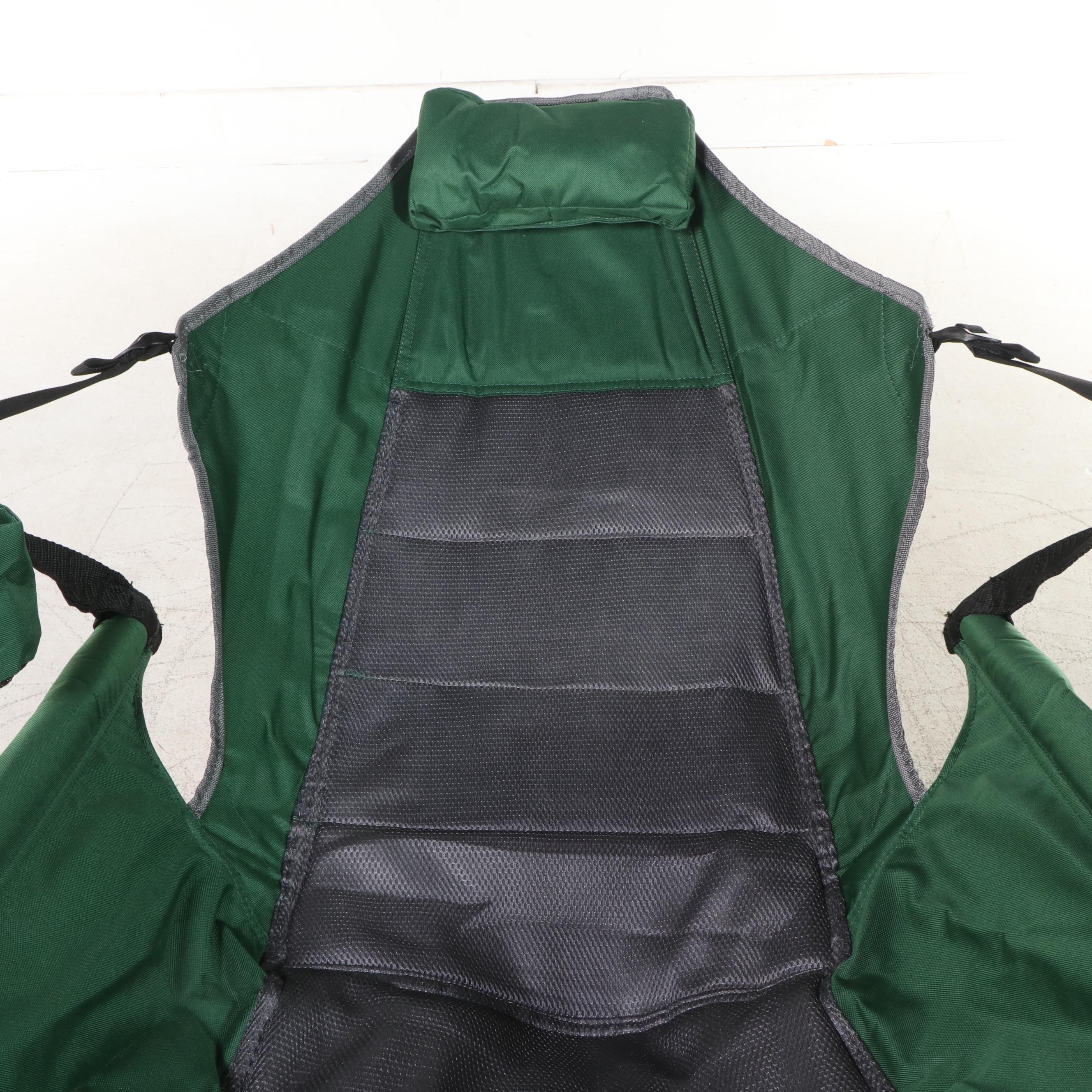 Two Member's Mark Portable Swing Chair Loungers with Carry Bags