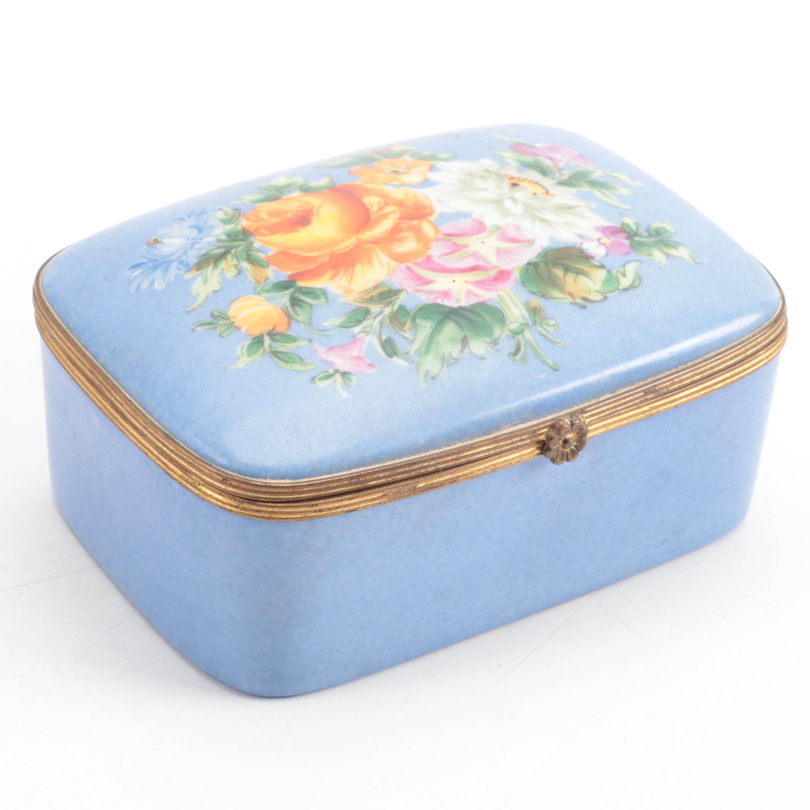 Tiffany & Co. Private Stock Le Tallec Porcelain Box, 1950