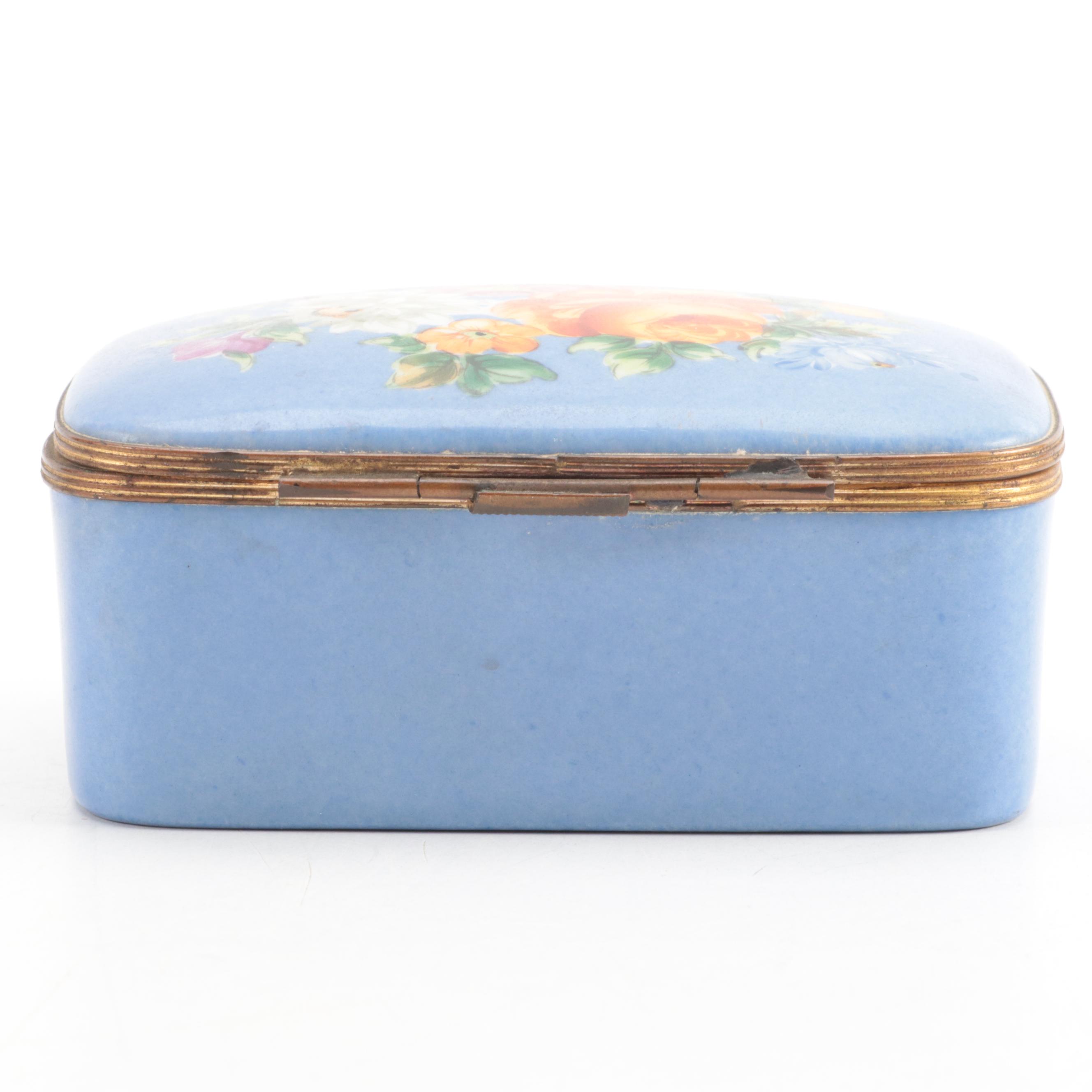 Tiffany & Co. Private Stock Le Tallec Porcelain Box, 1950