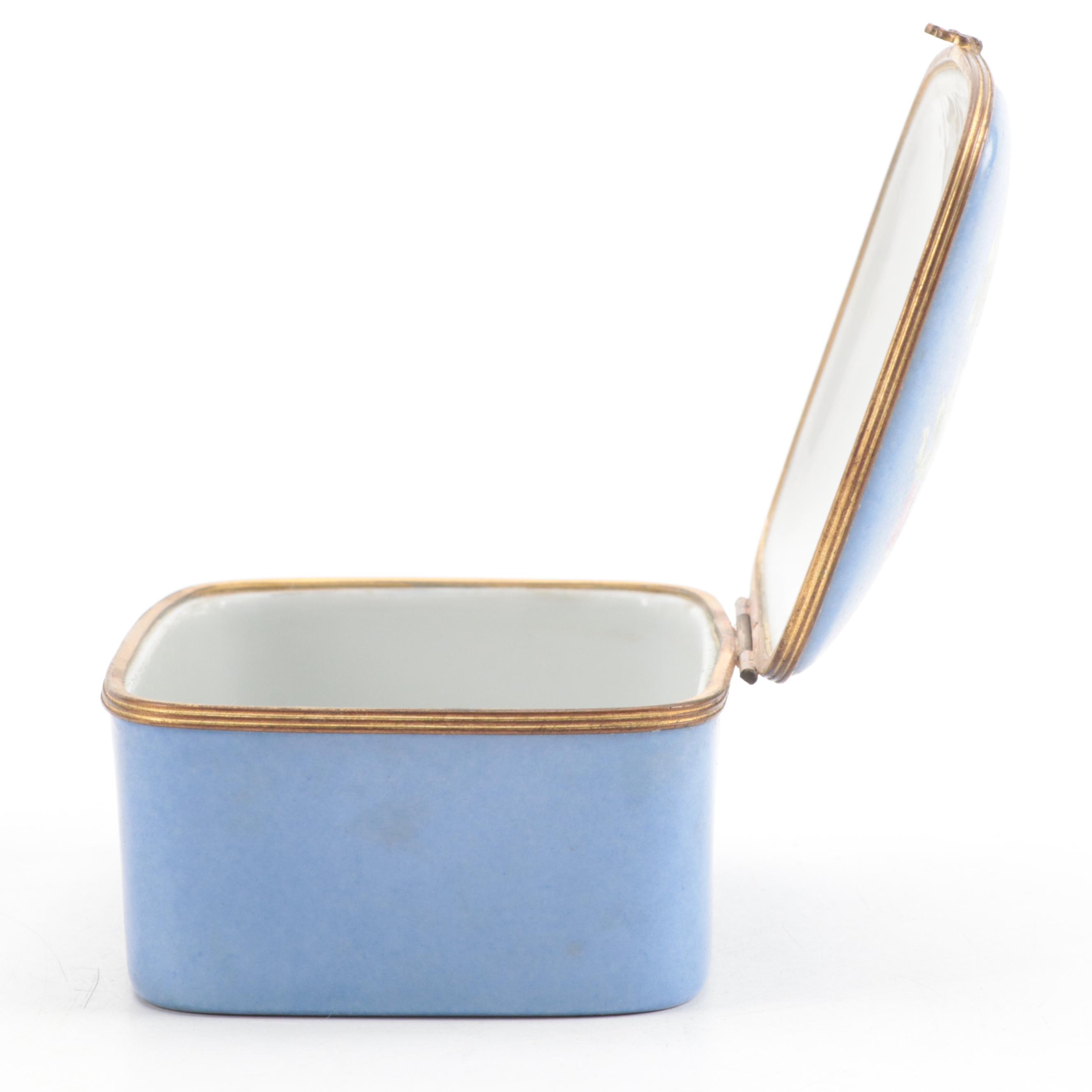 Tiffany & Co. Private Stock Le Tallec Porcelain Box, 1950