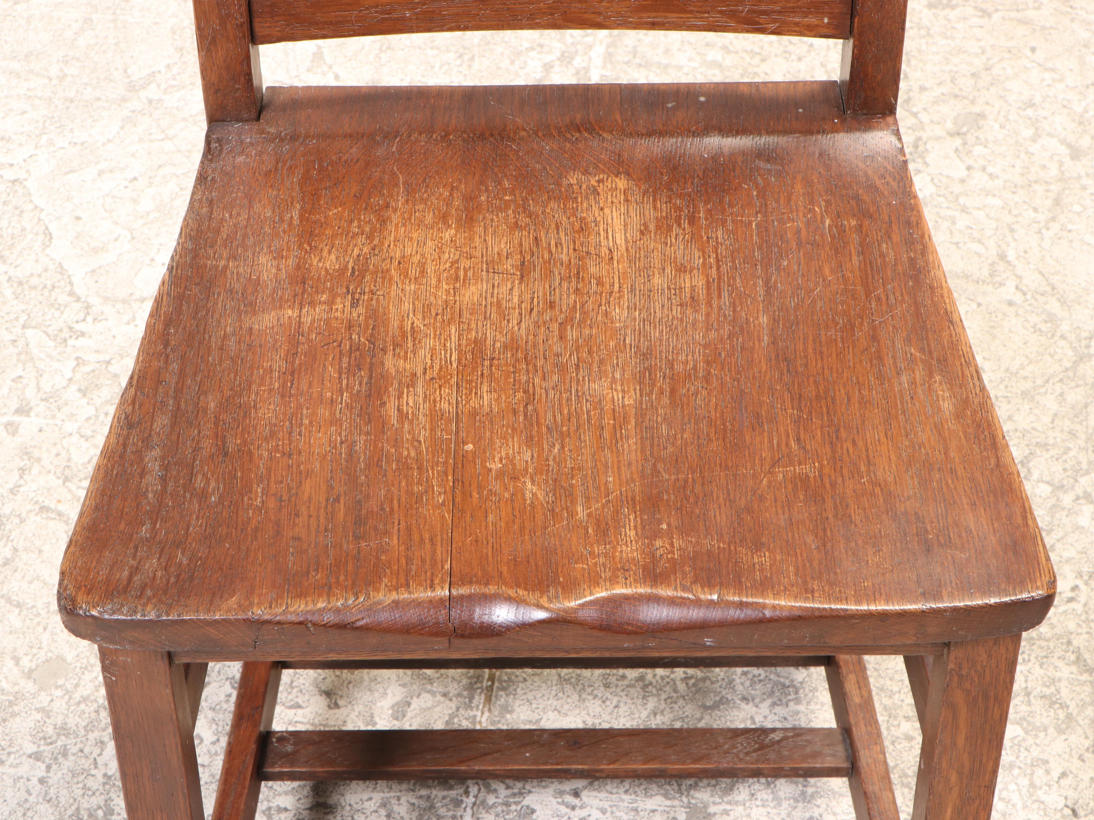Stickley Bros. "Quaint" Oak Dining Table w/ Three L. & J.G. Stickley Side Chairs