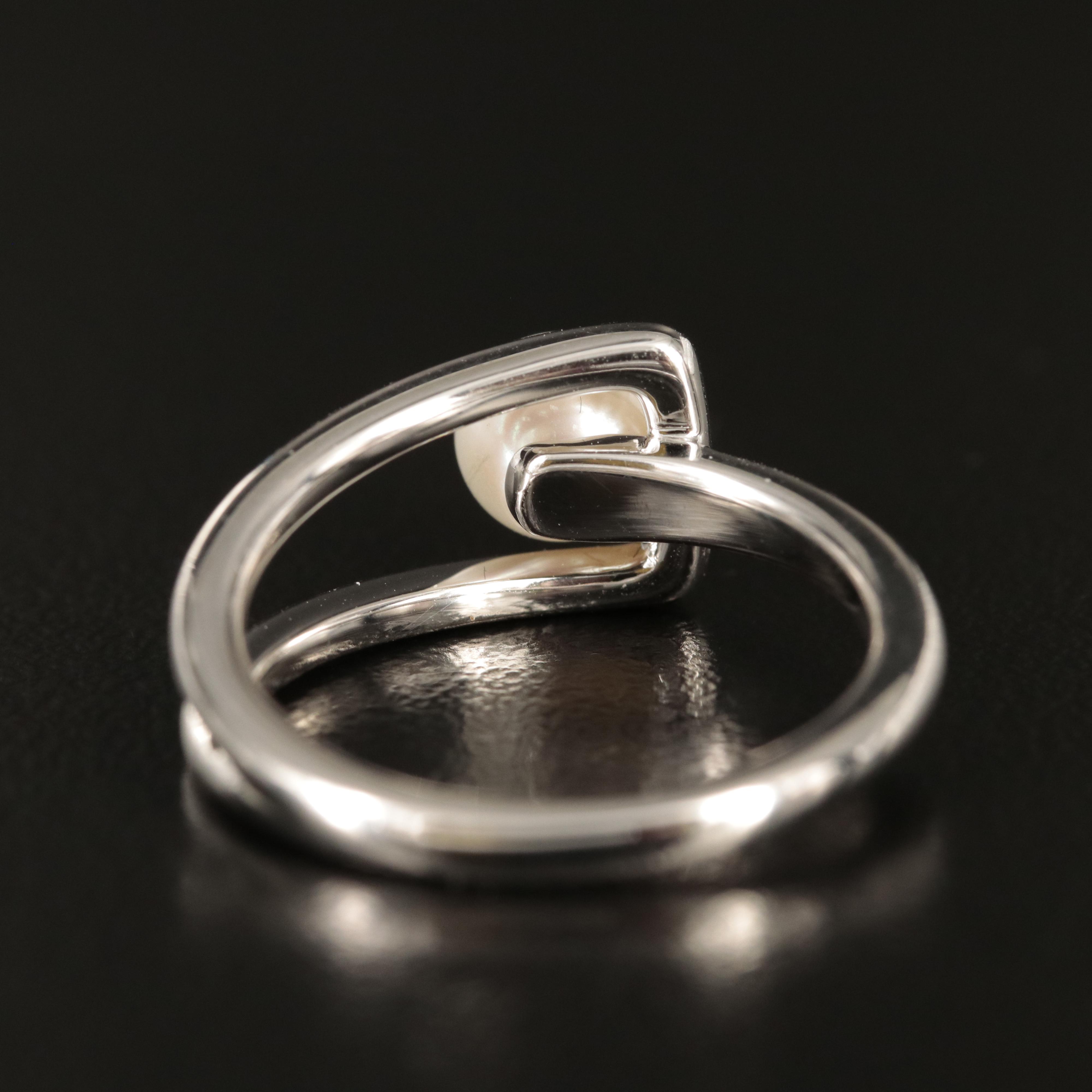 Sterling Pearl Ring