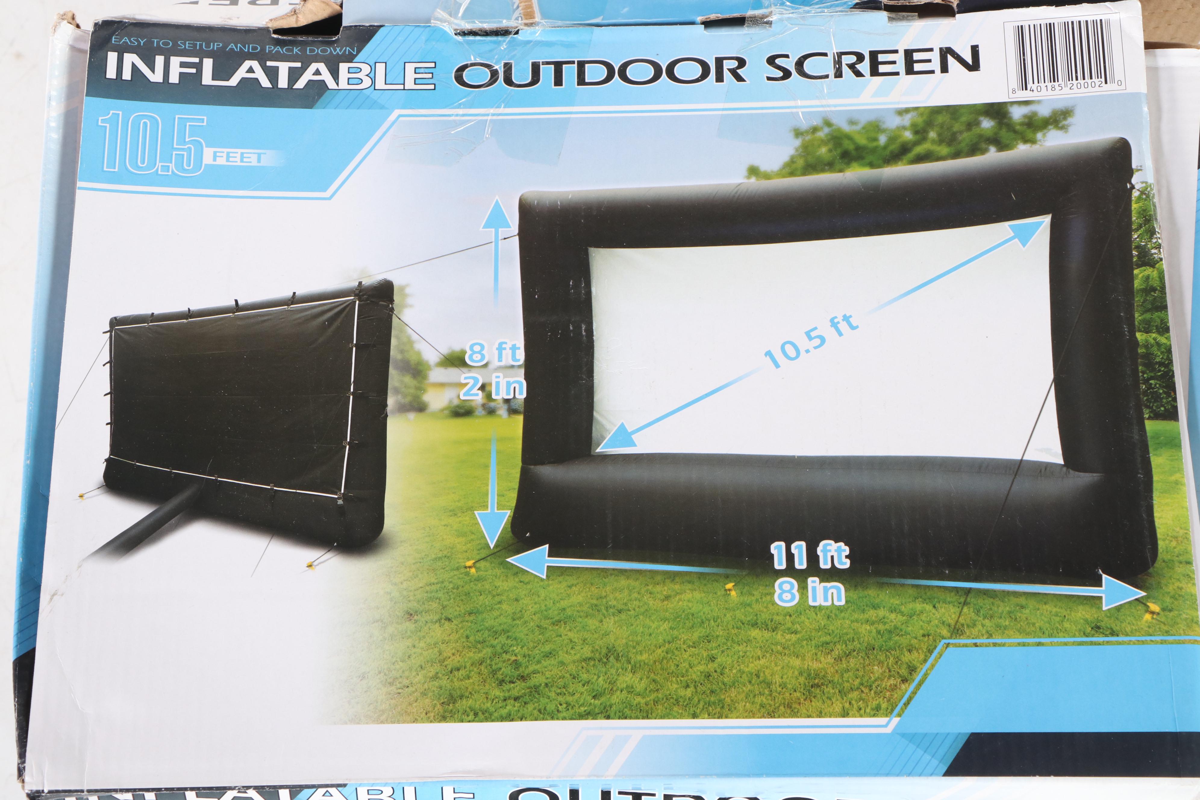 10.5' Inflatable Outdoor Projector Screen