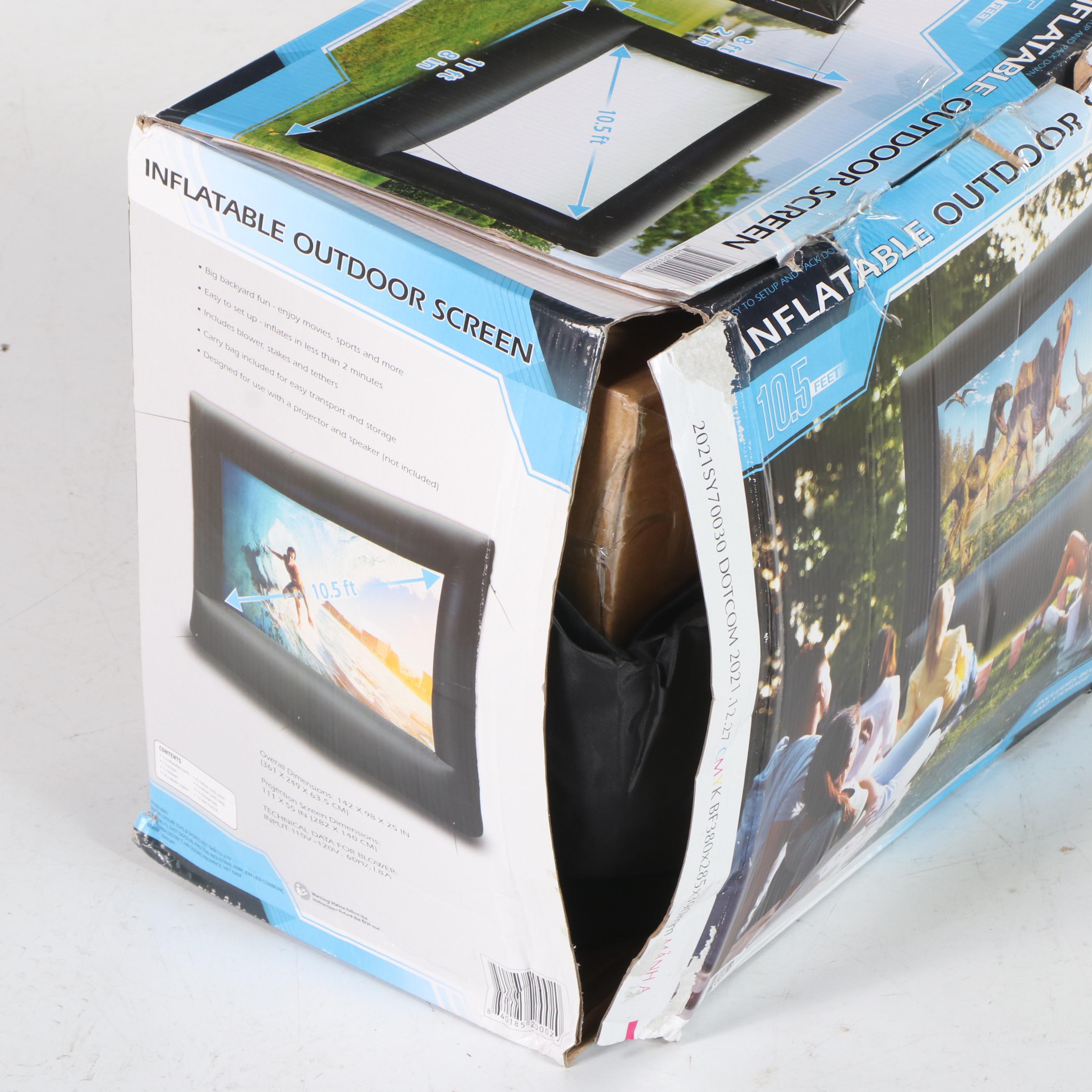 10.5' Inflatable Outdoor Projector Screen