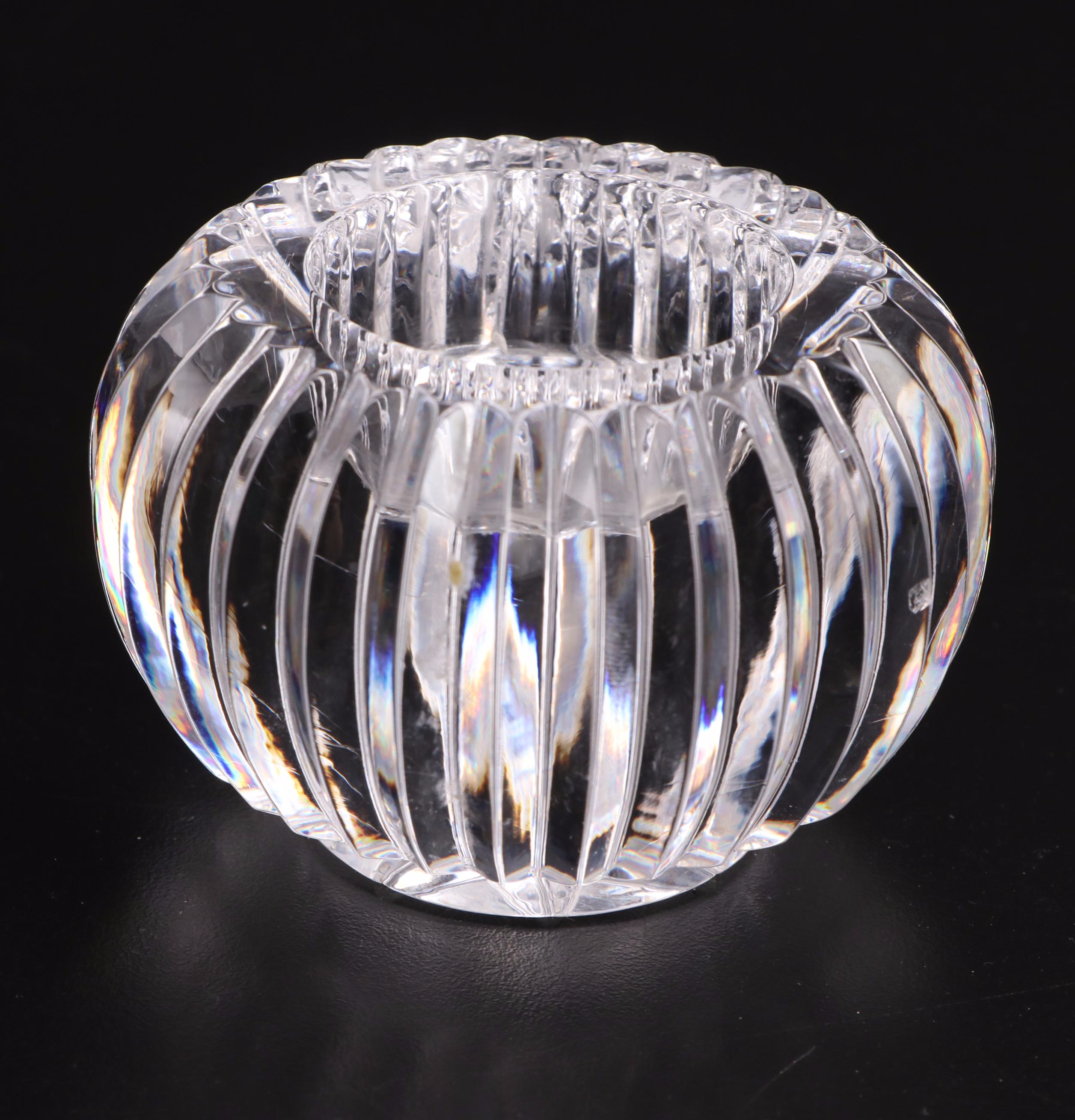 Waterford Crystal "Bethany" Pillar Candle Holder with Other Waterford Tableware