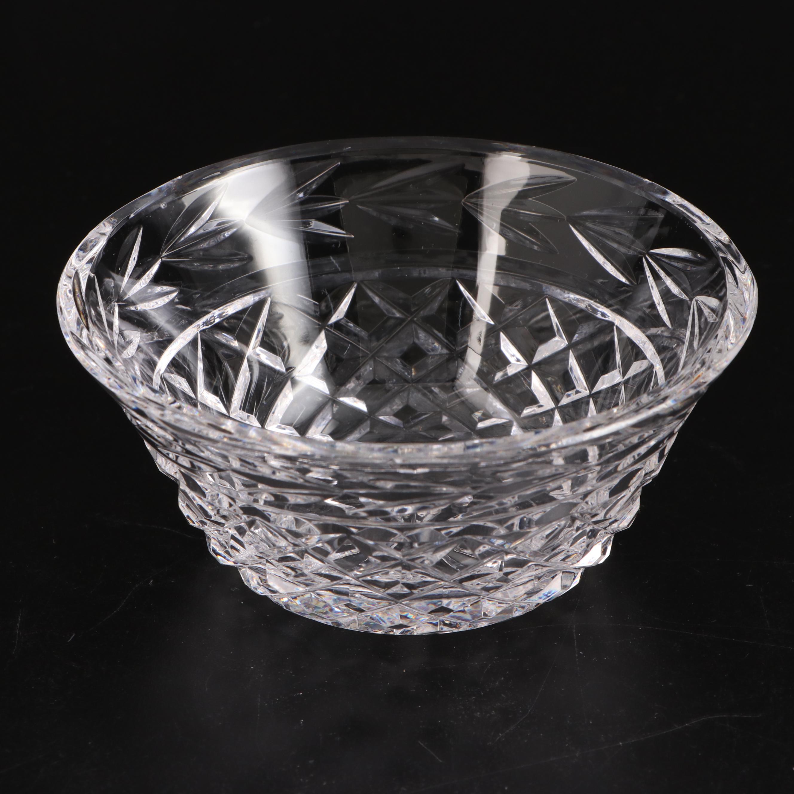 Waterford Crystal "Bethany" Pillar Candle Holder with Other Waterford Tableware