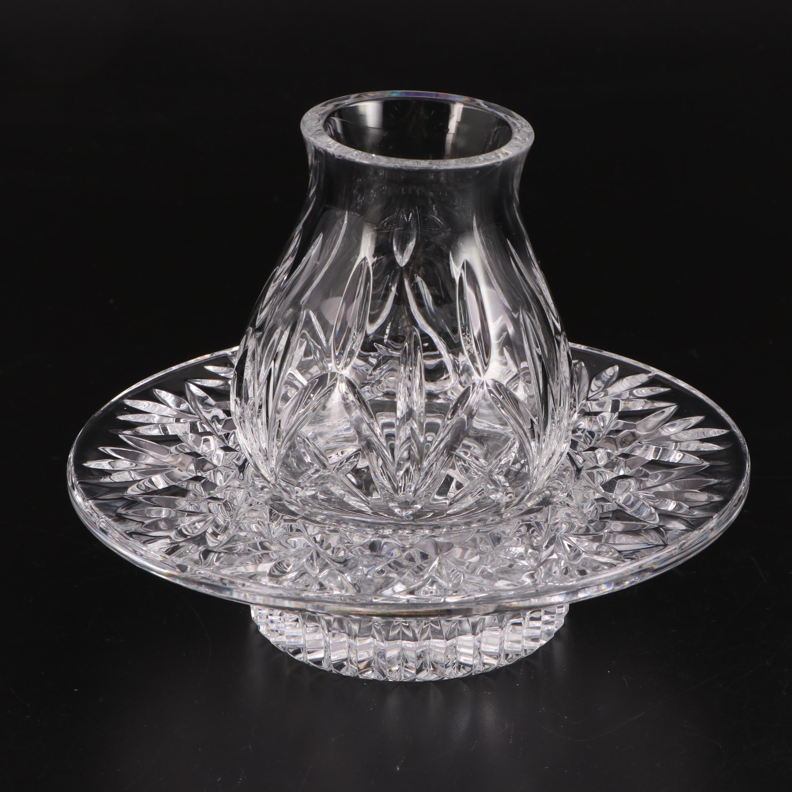 Waterford Crystal "Bethany" Pillar Candle Holder with Other Waterford Tableware
