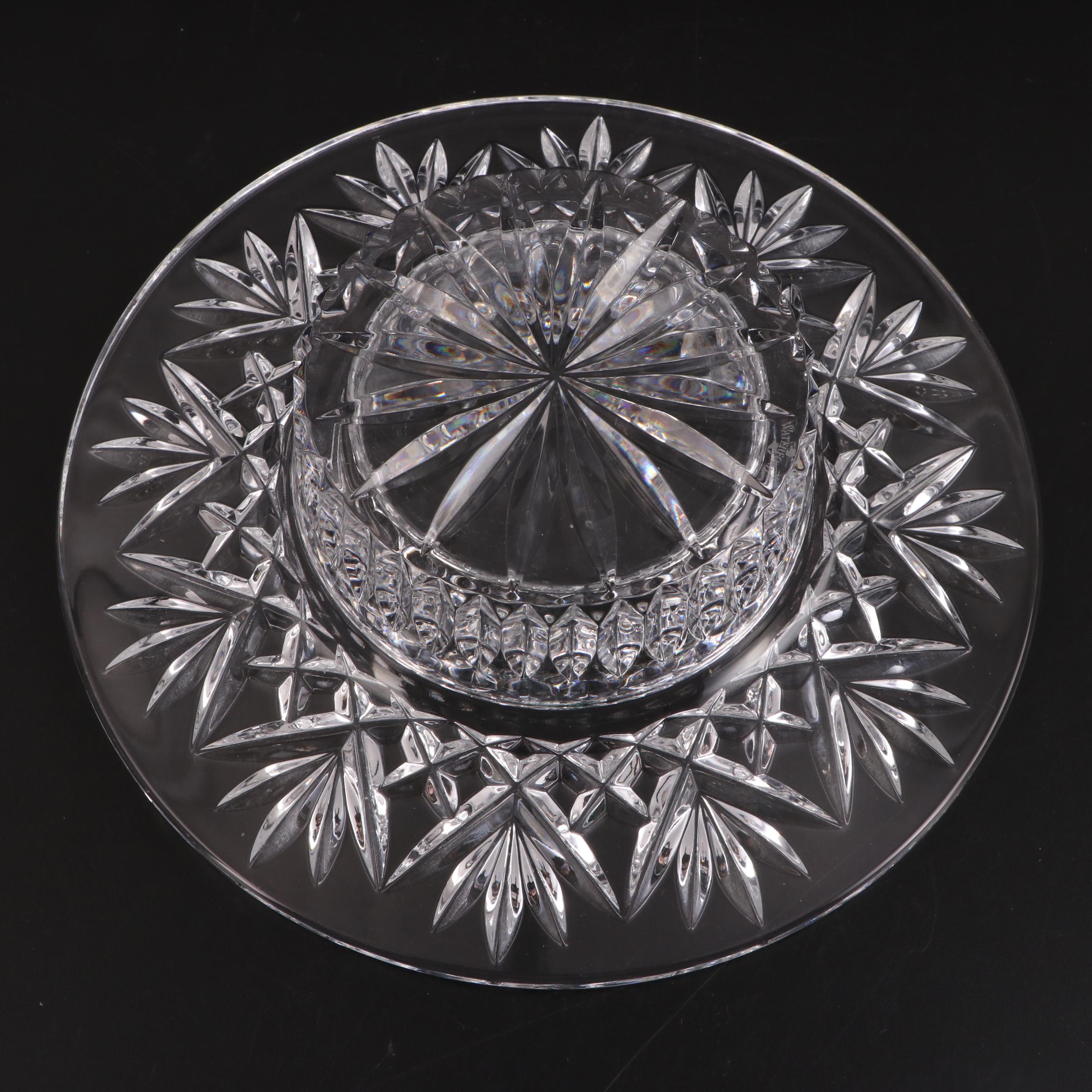 Waterford Crystal "Bethany" Pillar Candle Holder with Other Waterford Tableware