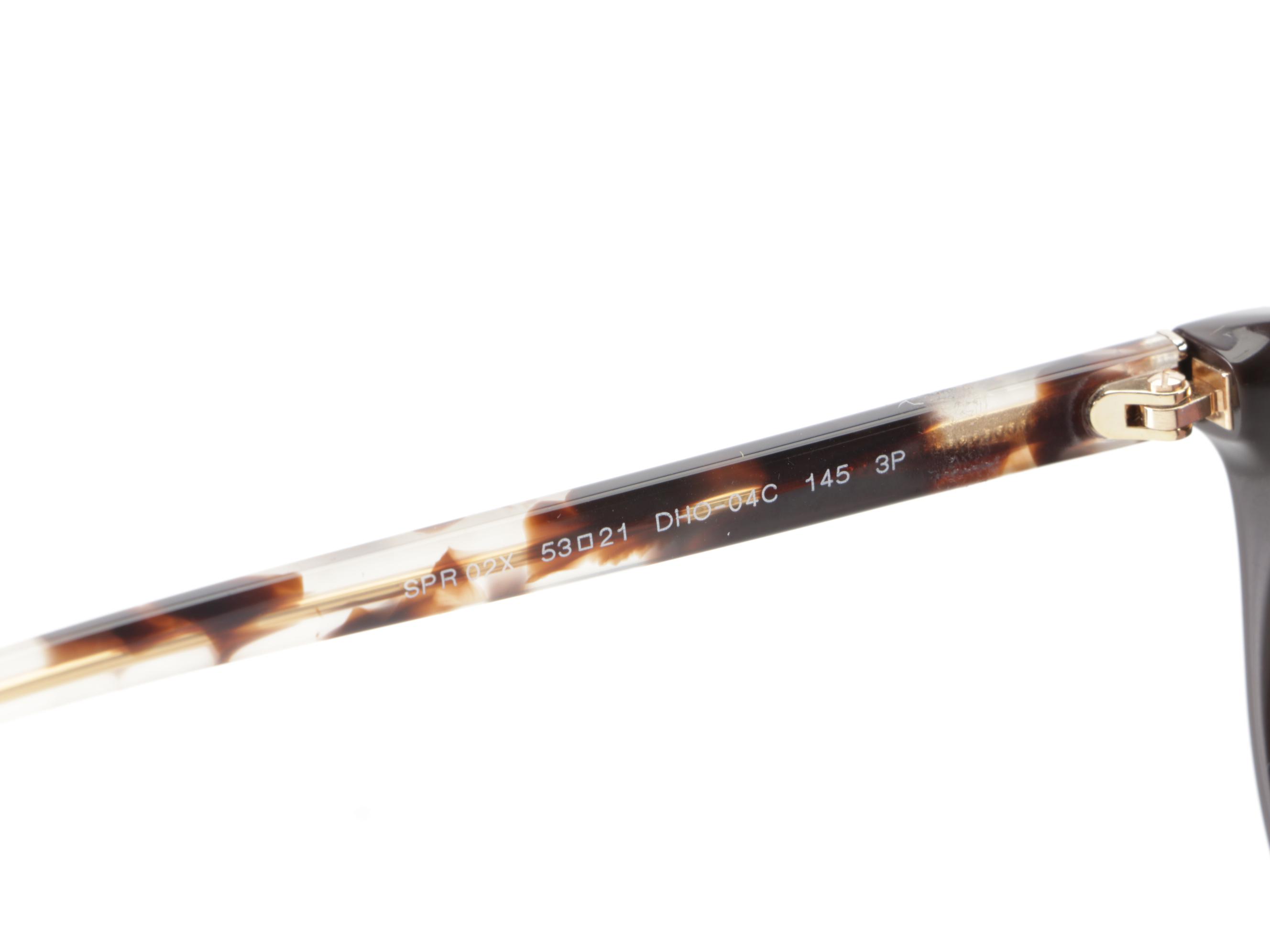 Prada SPR02X Round Polarized Sunglasses with Case and Box