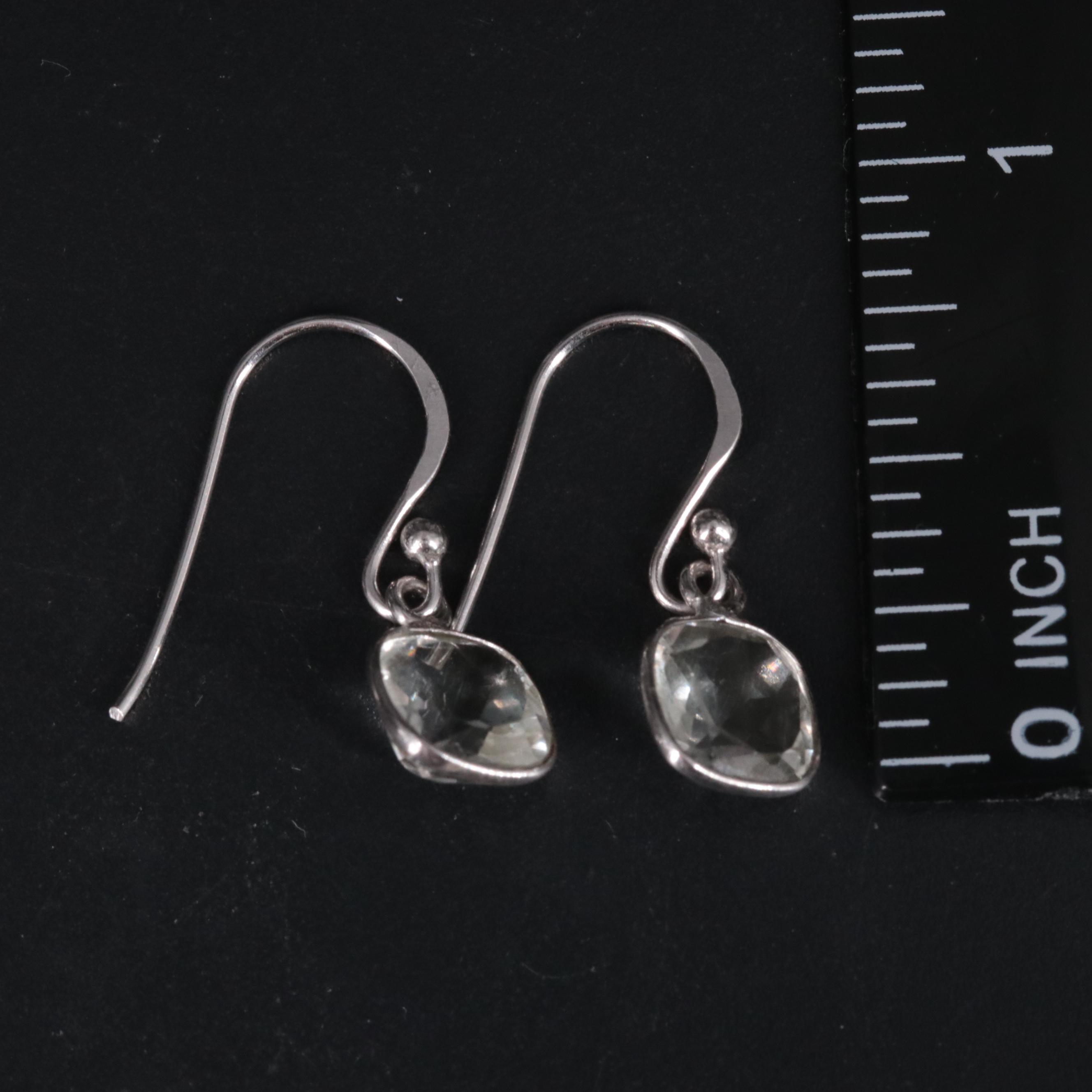 Sterling Silver Gemstone Earrings