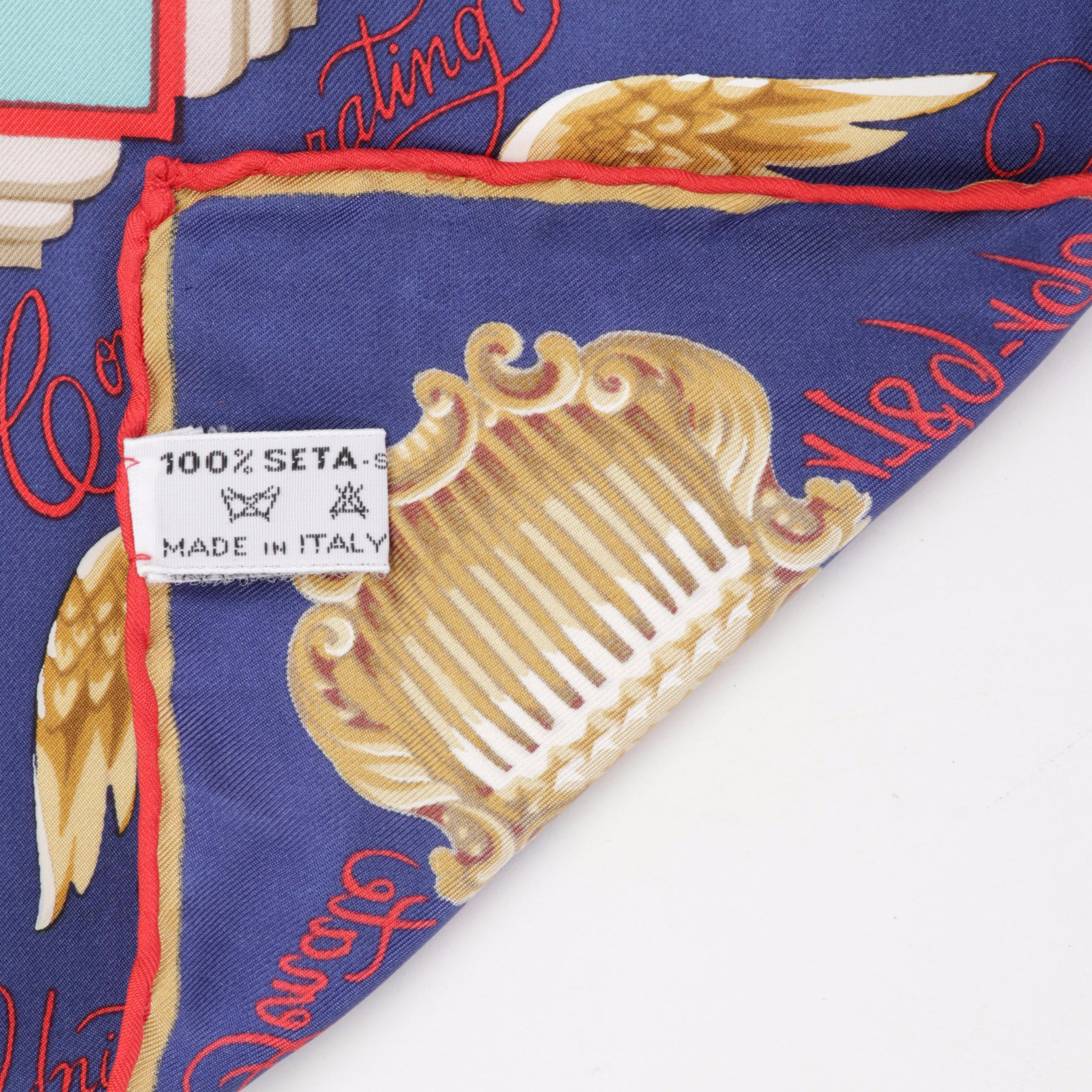 Tiffany & Co. Bicentennial Silk Scarf with Box