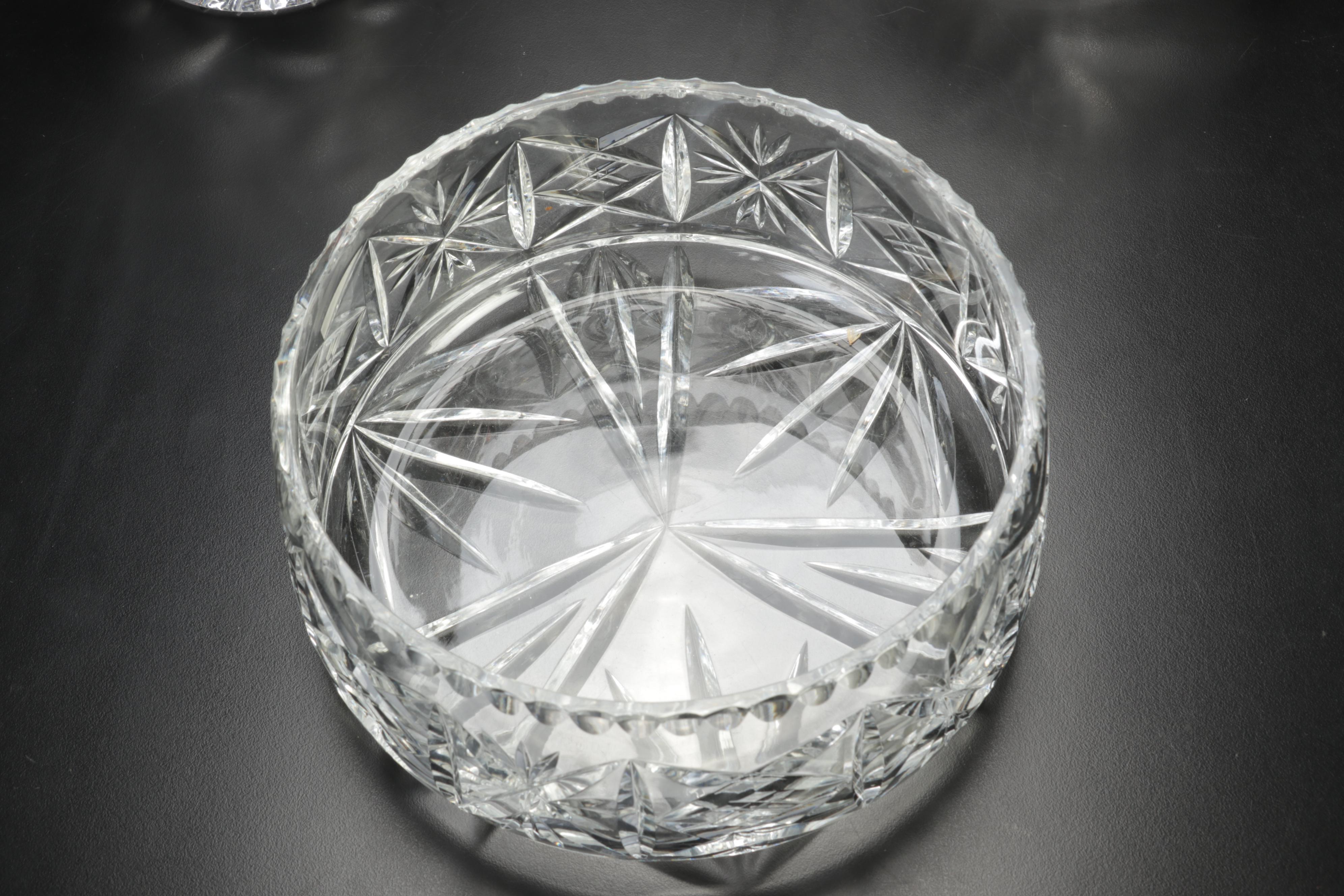 Crystal Pitchers and Bowls