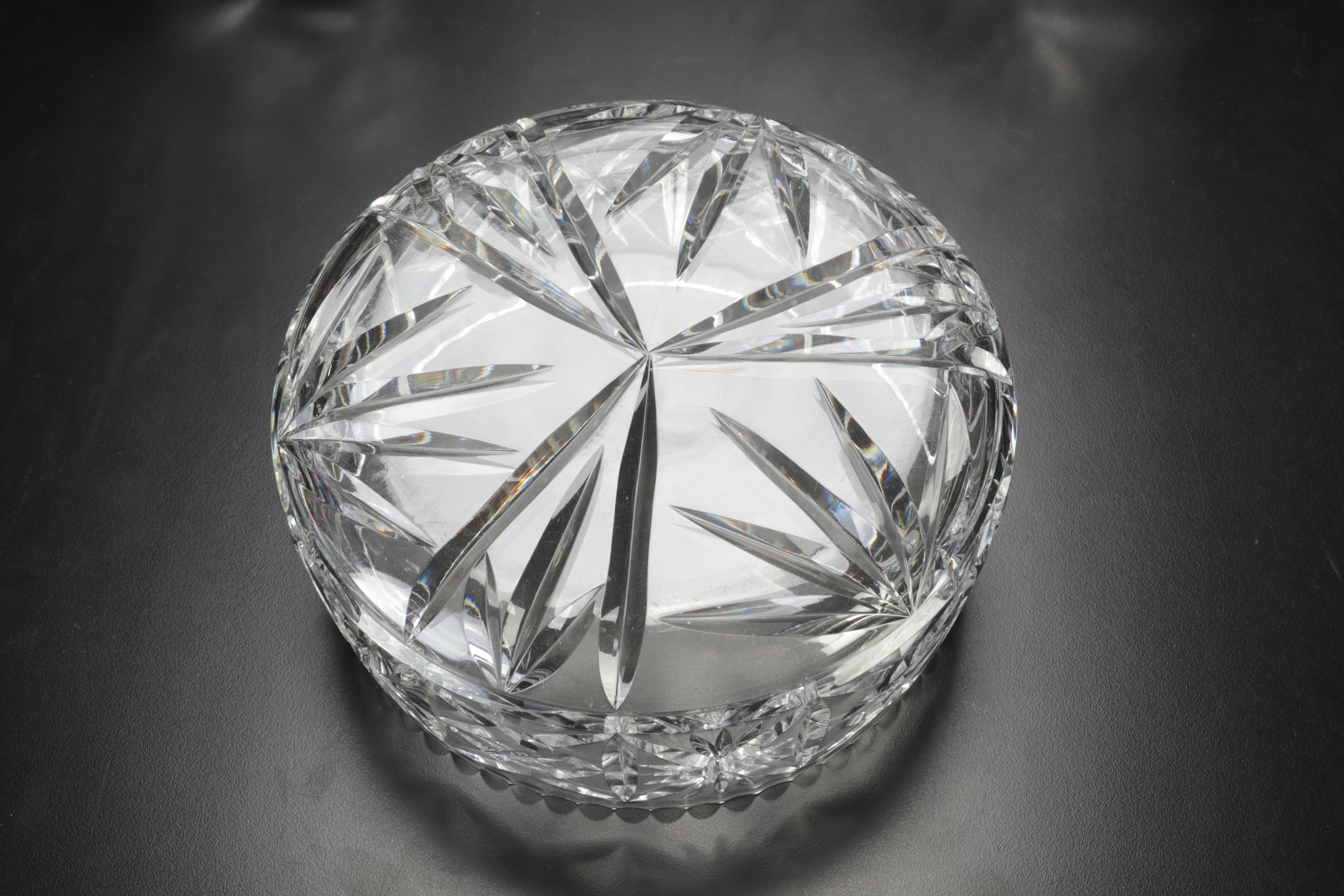 Crystal Pitchers and Bowls