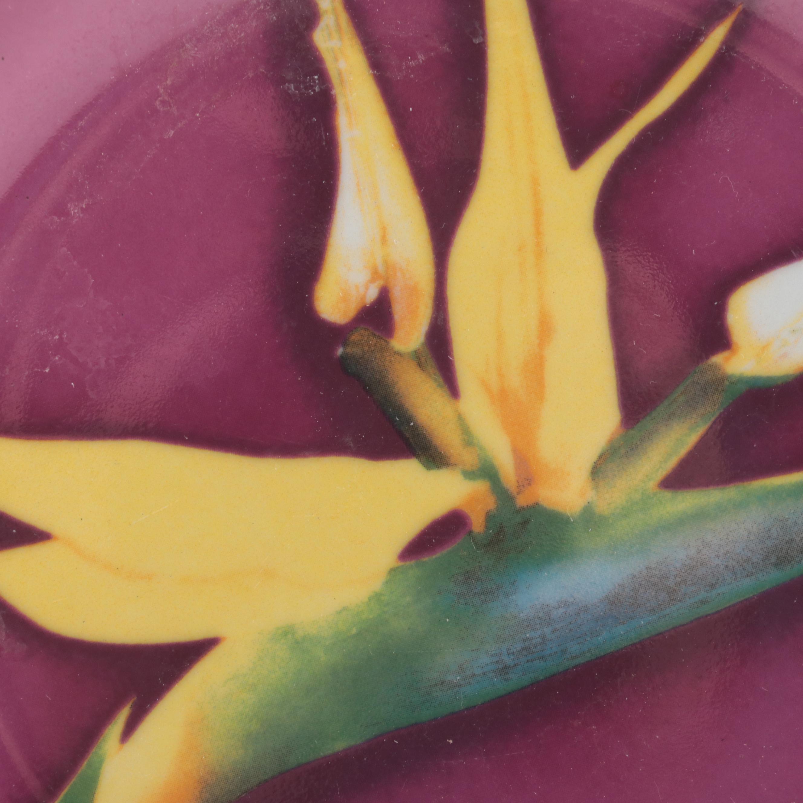 Givenchy Paris "Les Fleurs De Parfum" Plates