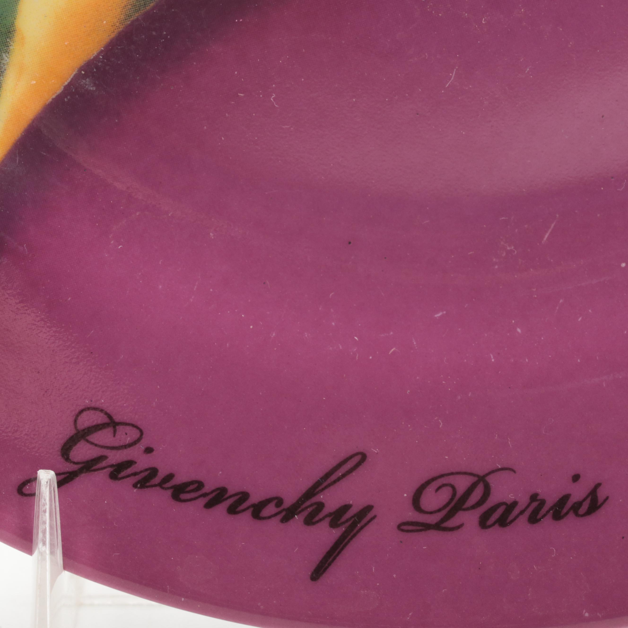 Givenchy Paris "Les Fleurs De Parfum" Plates