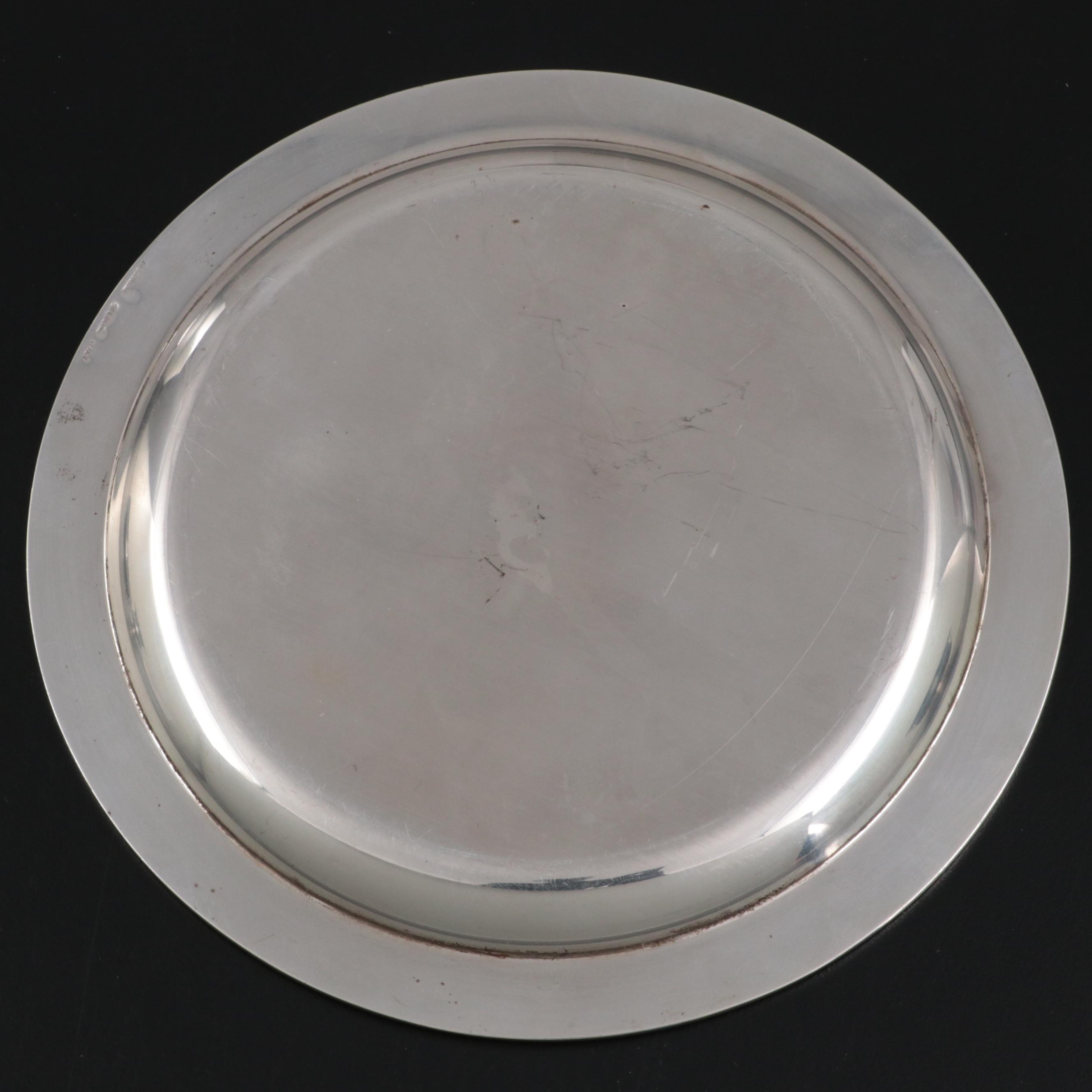 Buccellati Sterling Silver Souvenir Tray and Other Sterling Table Accessories