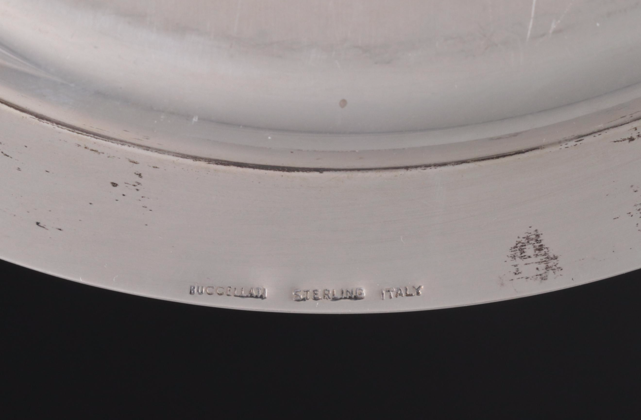 Buccellati Sterling Silver Souvenir Tray and Other Sterling Table Accessories