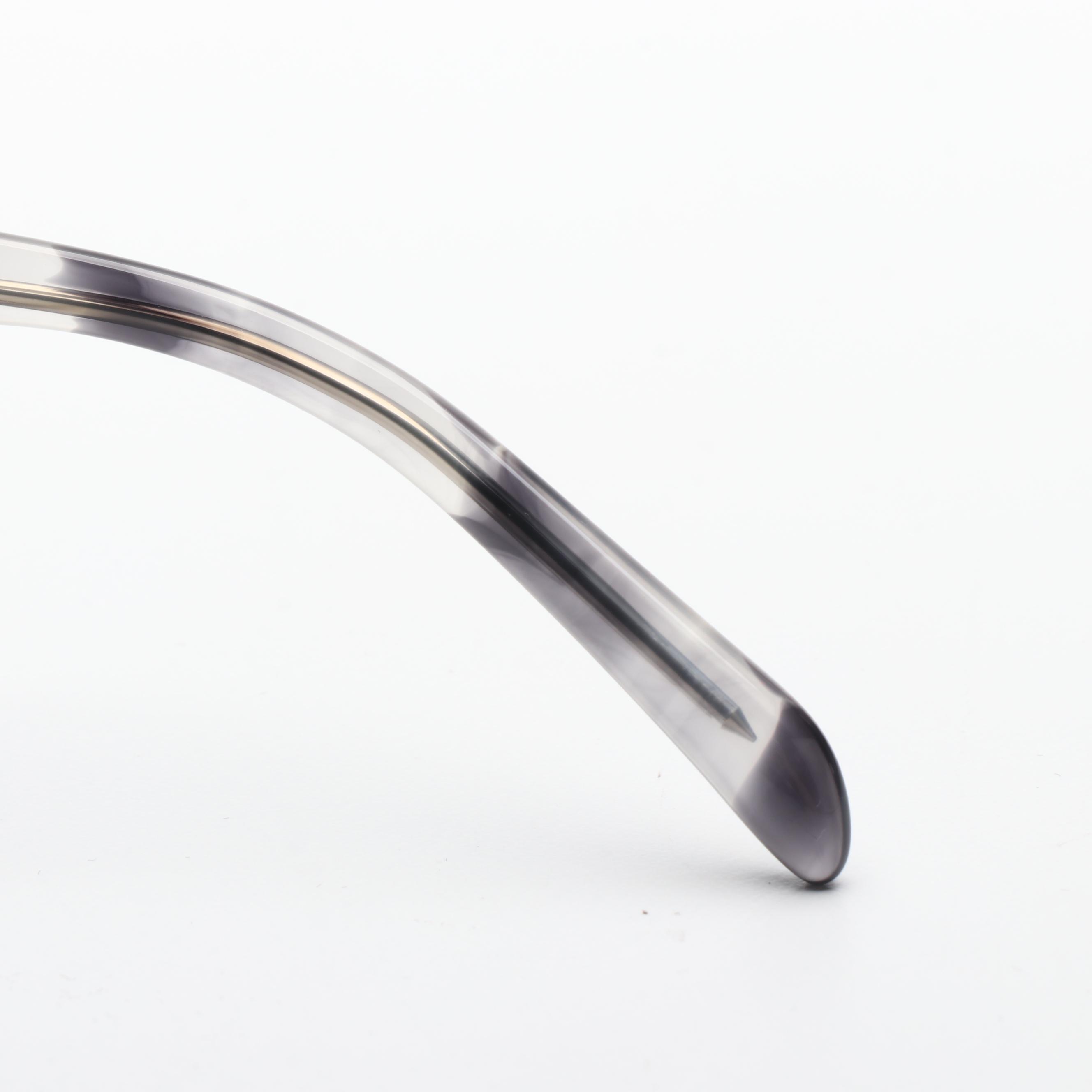 Prada VPR16T Grey Havana Eyeglass Frames with Case and Box