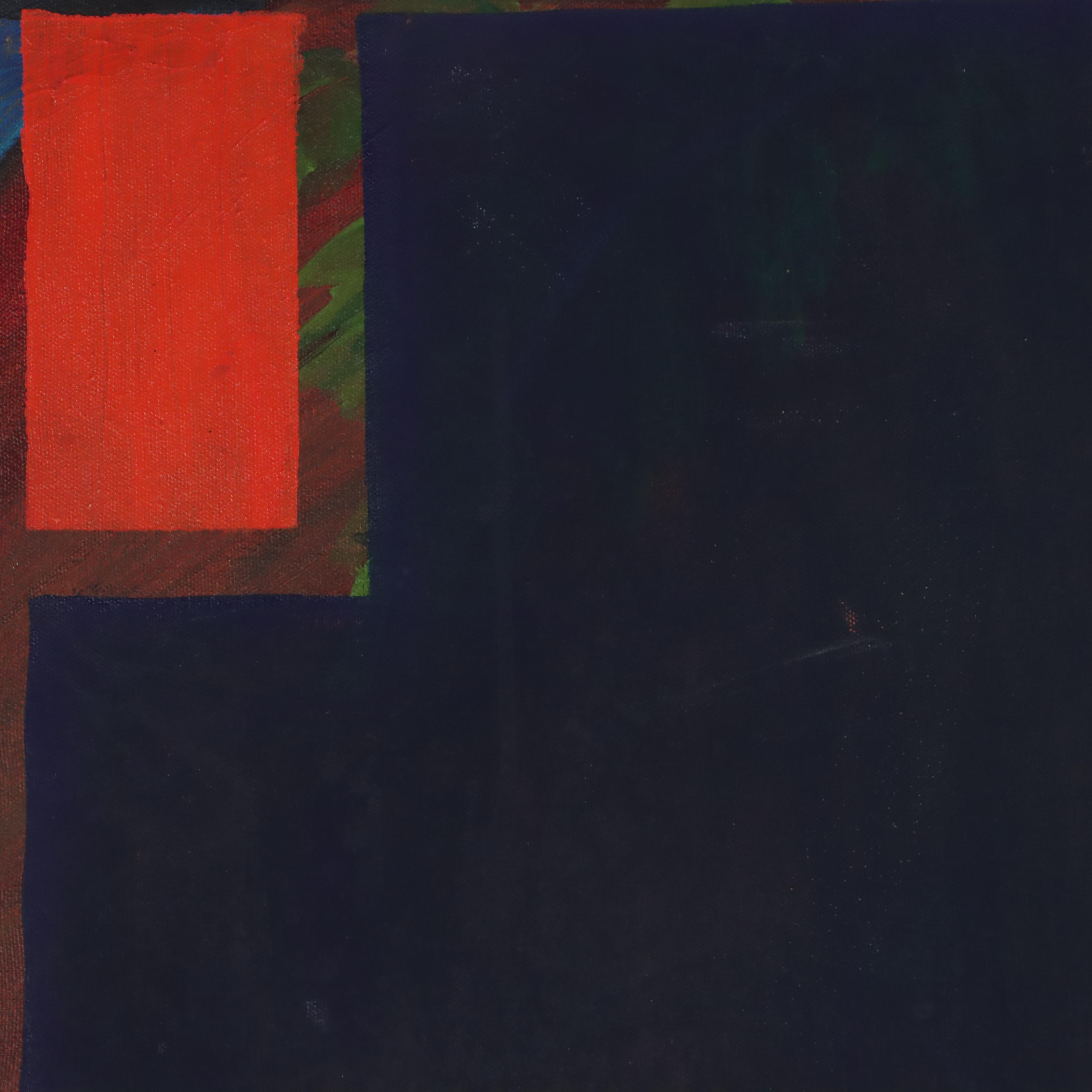 Abstract Geometric Acrylic Painting