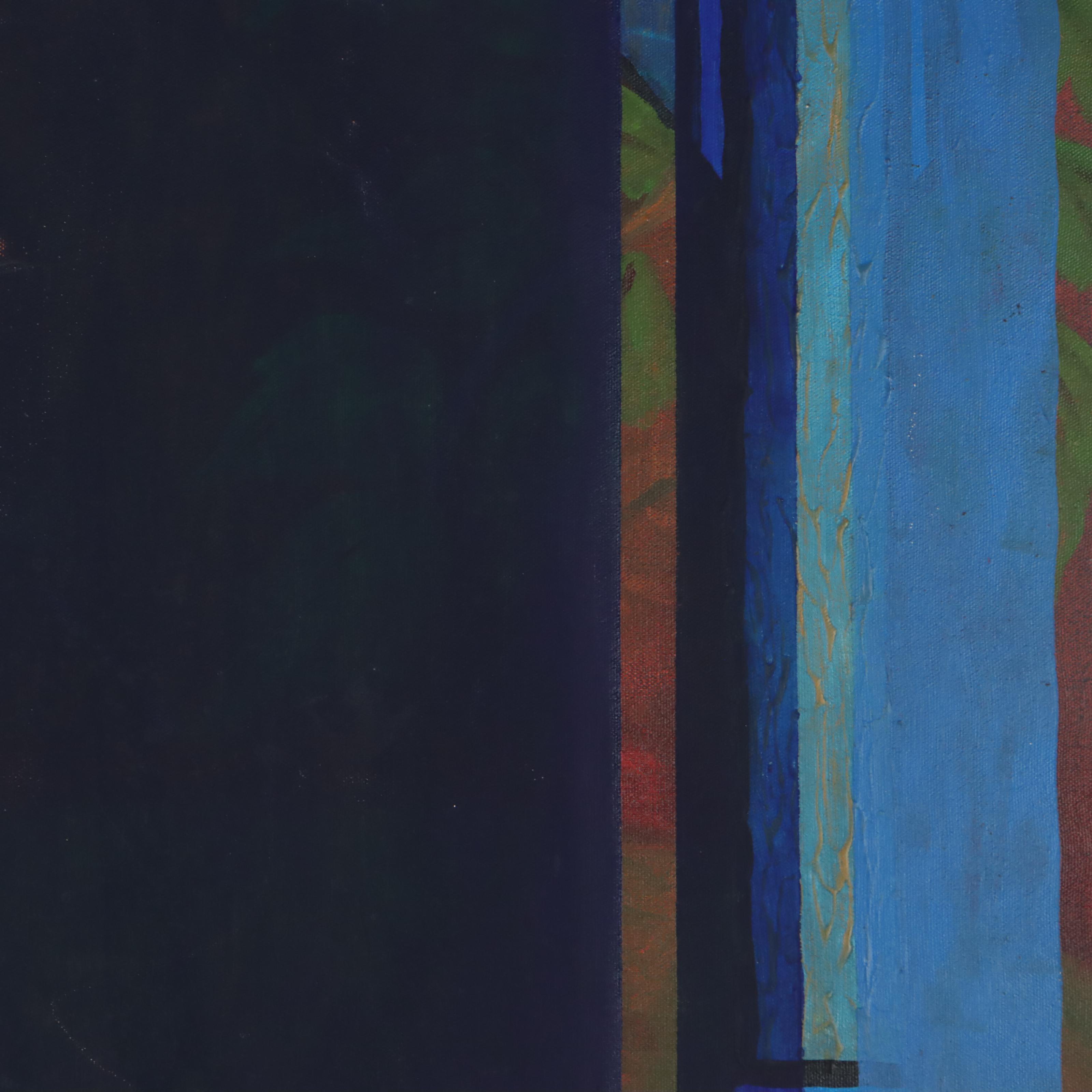 Abstract Geometric Acrylic Painting