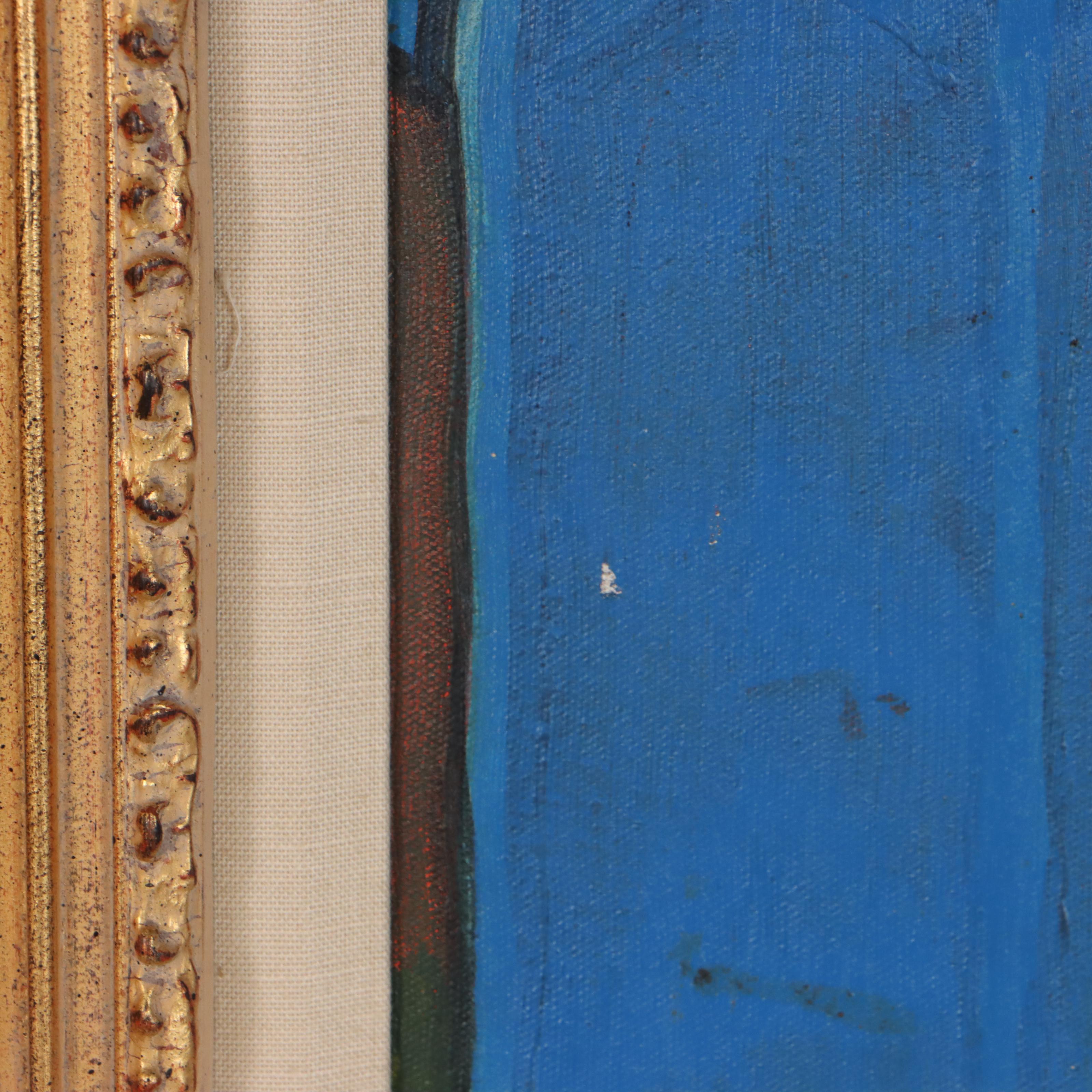 Abstract Geometric Acrylic Painting