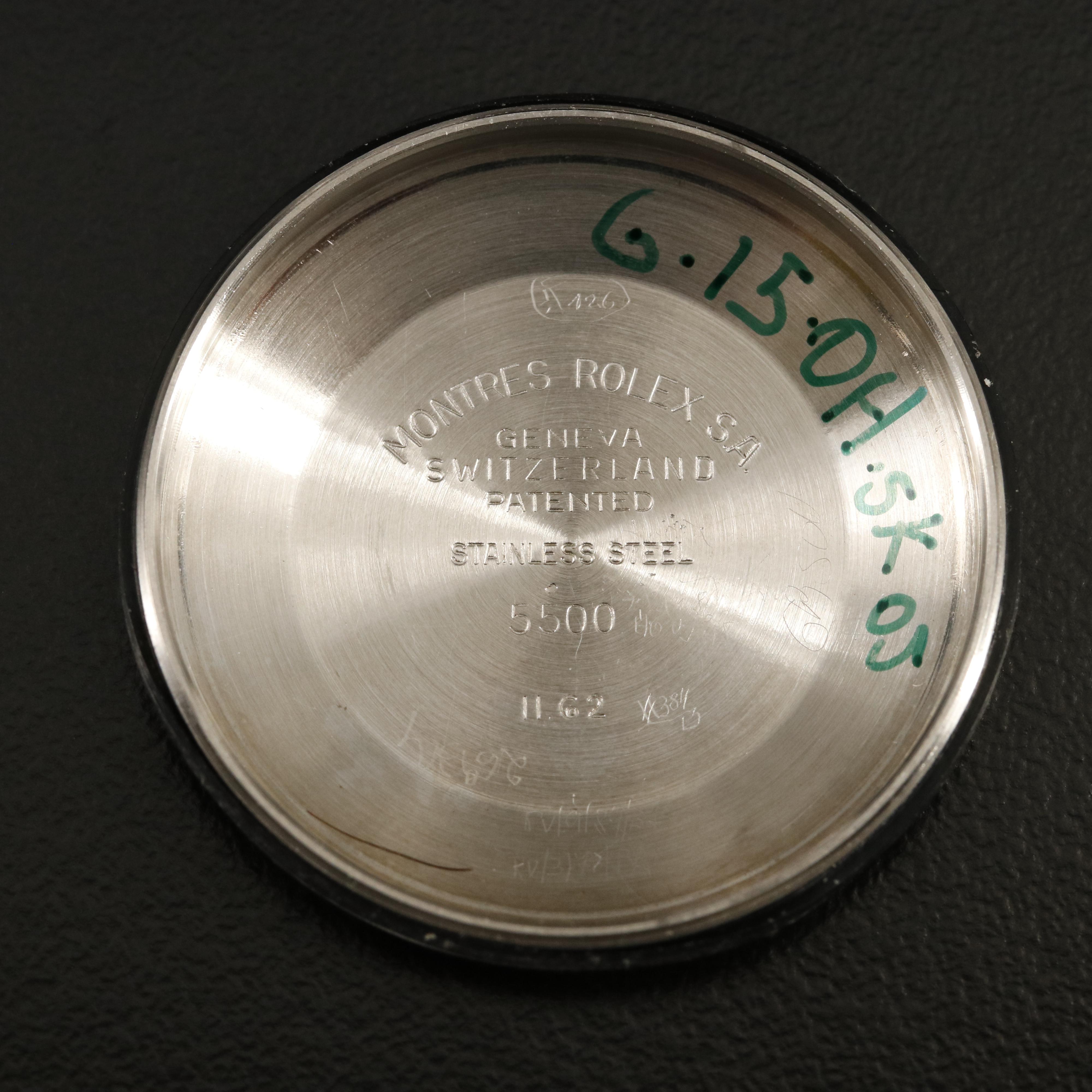 1962 Rolex Air-King Stainless Steel Watch