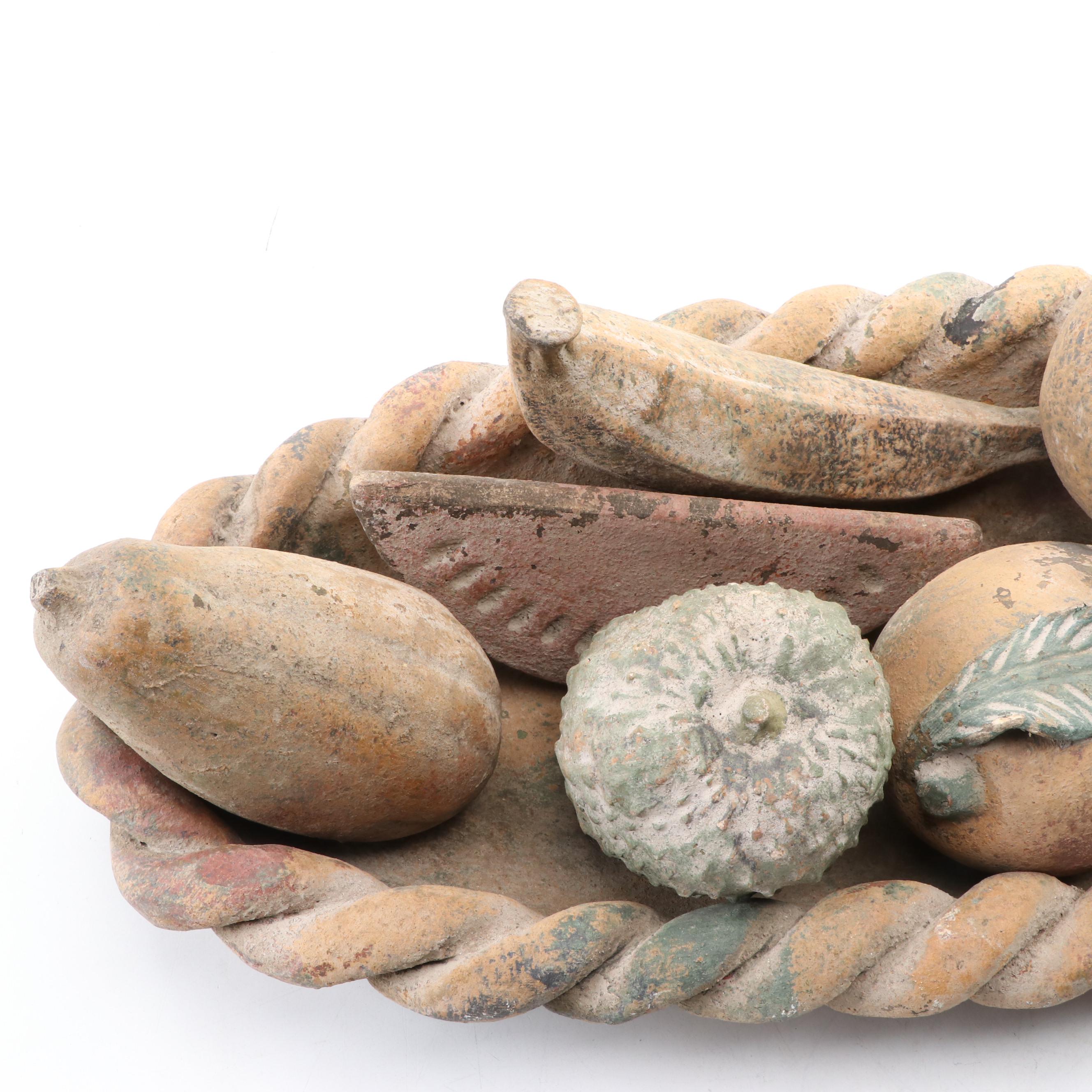 Terracotta Fruit Centerpiece