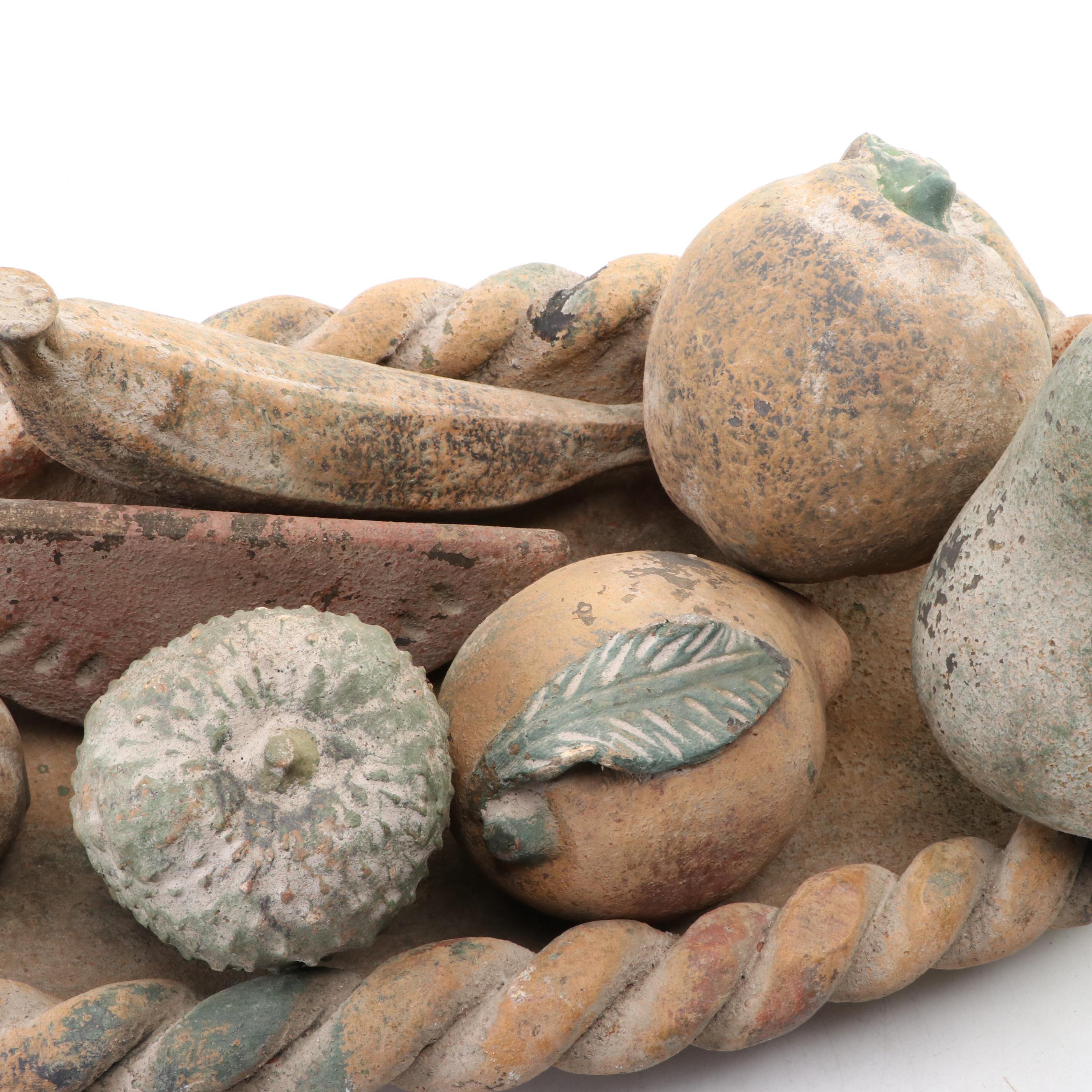 Terracotta Fruit Centerpiece