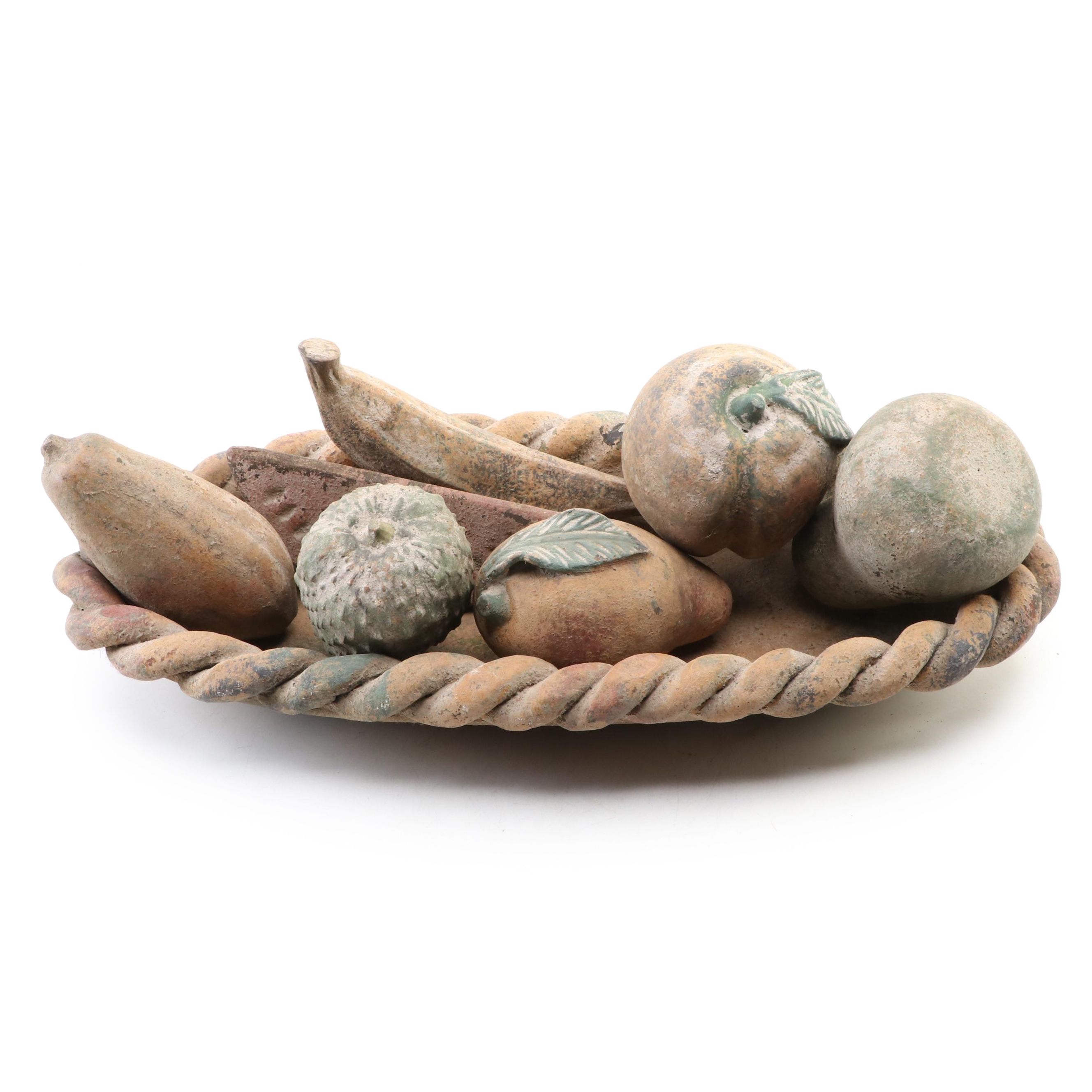 Terracotta Fruit Centerpiece