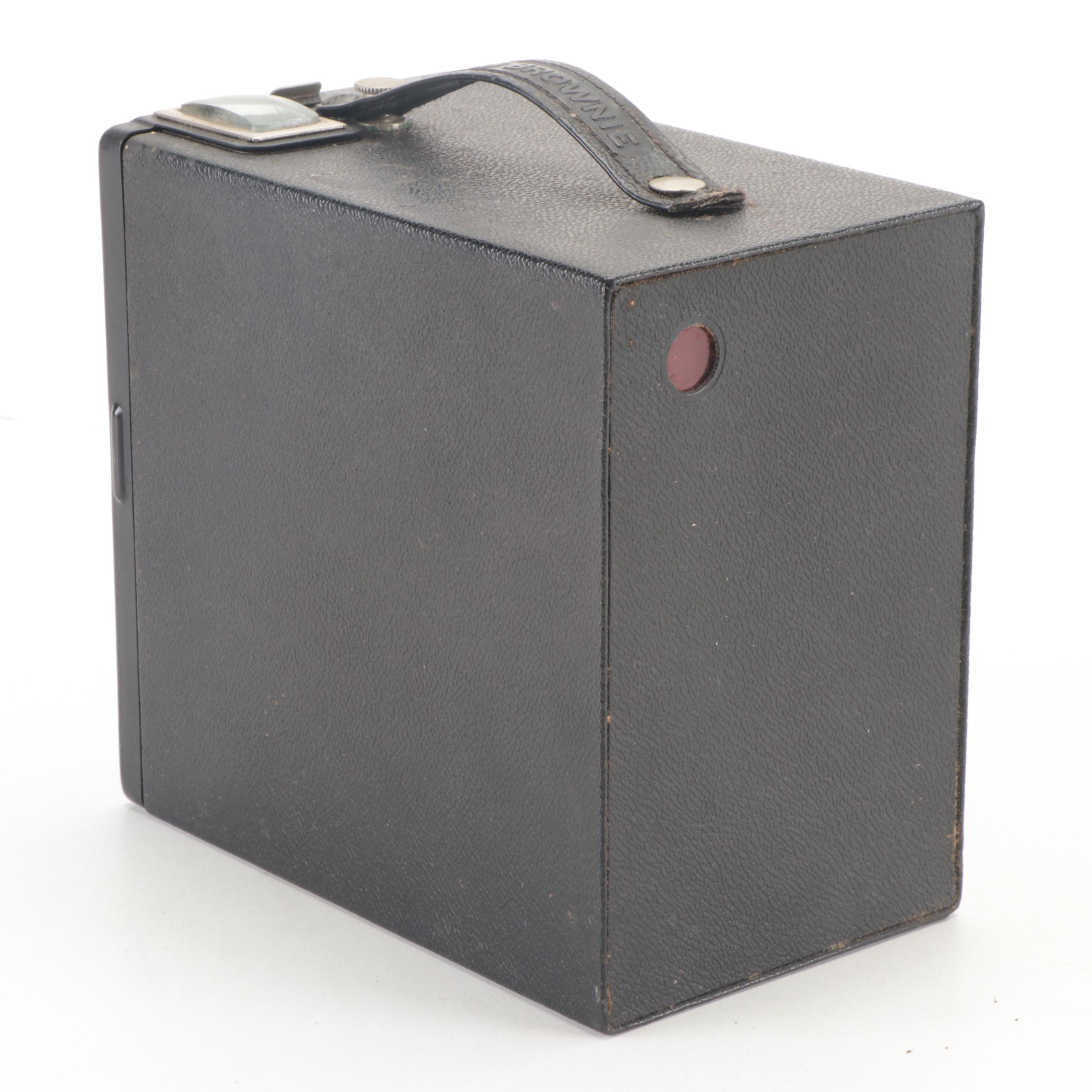 Kodak Six-16 Brownie Camera with Polaroid Model J66 Land Camera