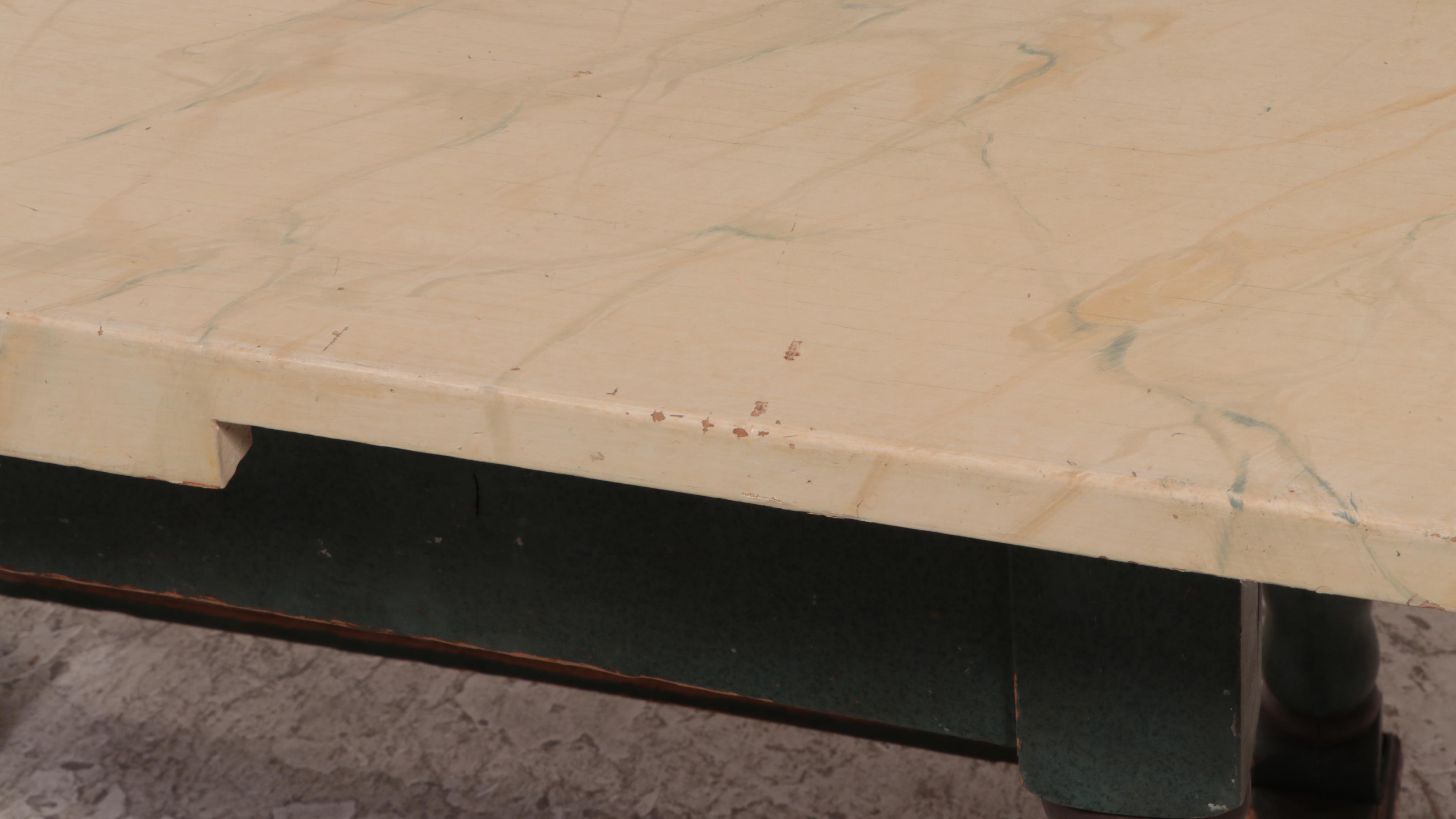 Central European Paint-Decorated Dining Set, 19th Century