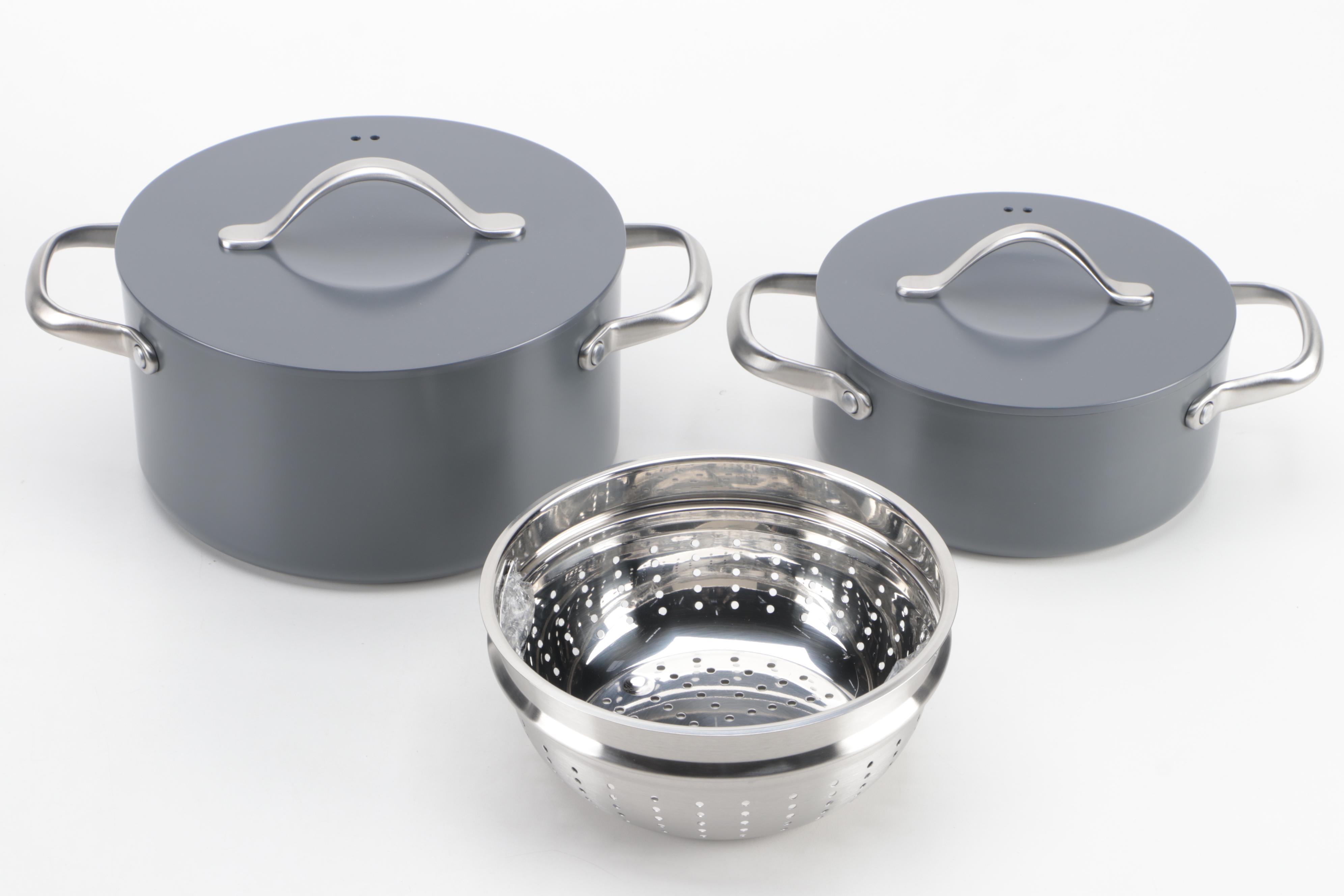 Member's Mark 11-Piece Non-Stick Ceramic Cookware Set in Gray