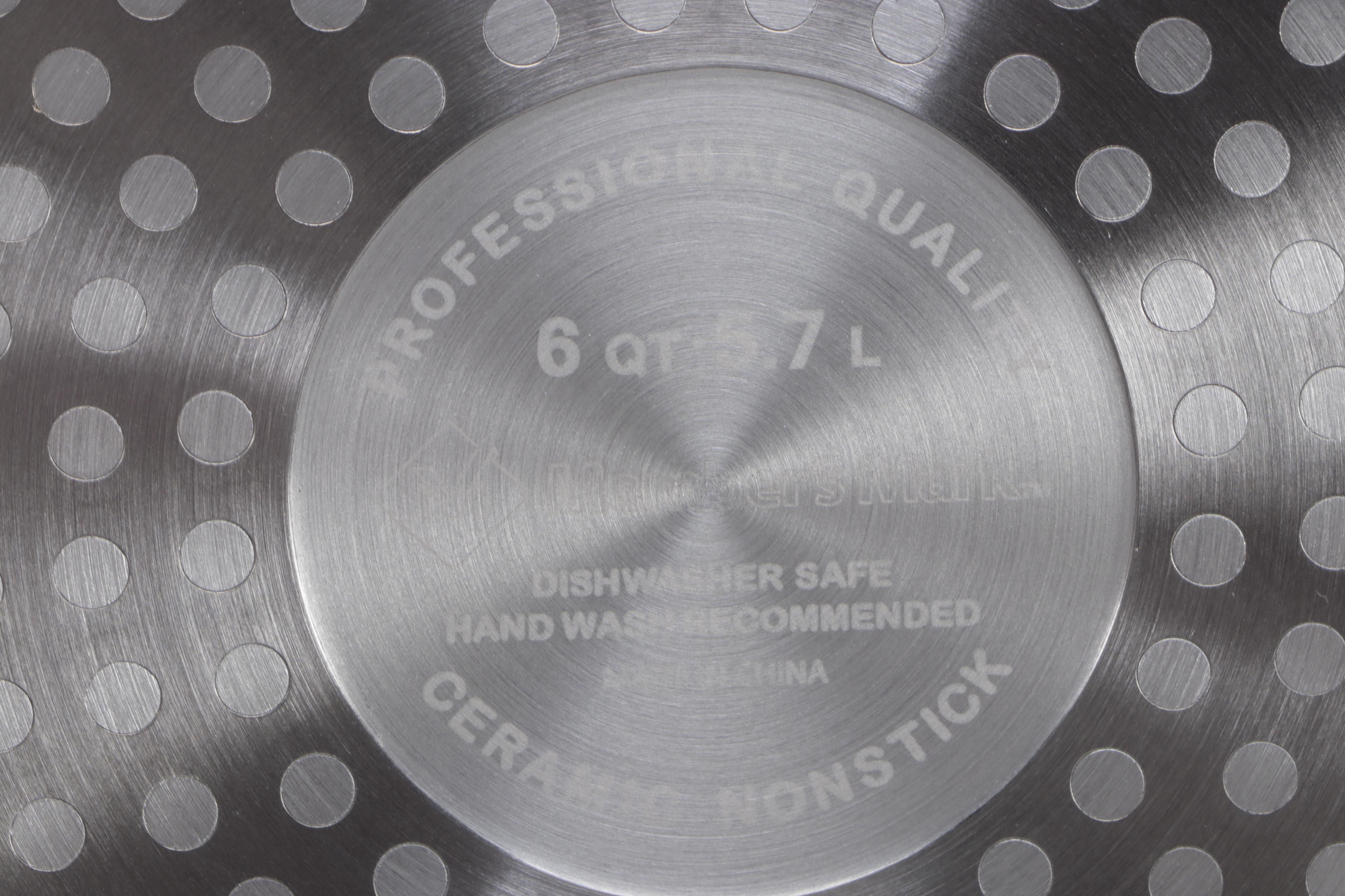 Member's Mark 11-Piece Non-Stick Ceramic Cookware Set in Gray