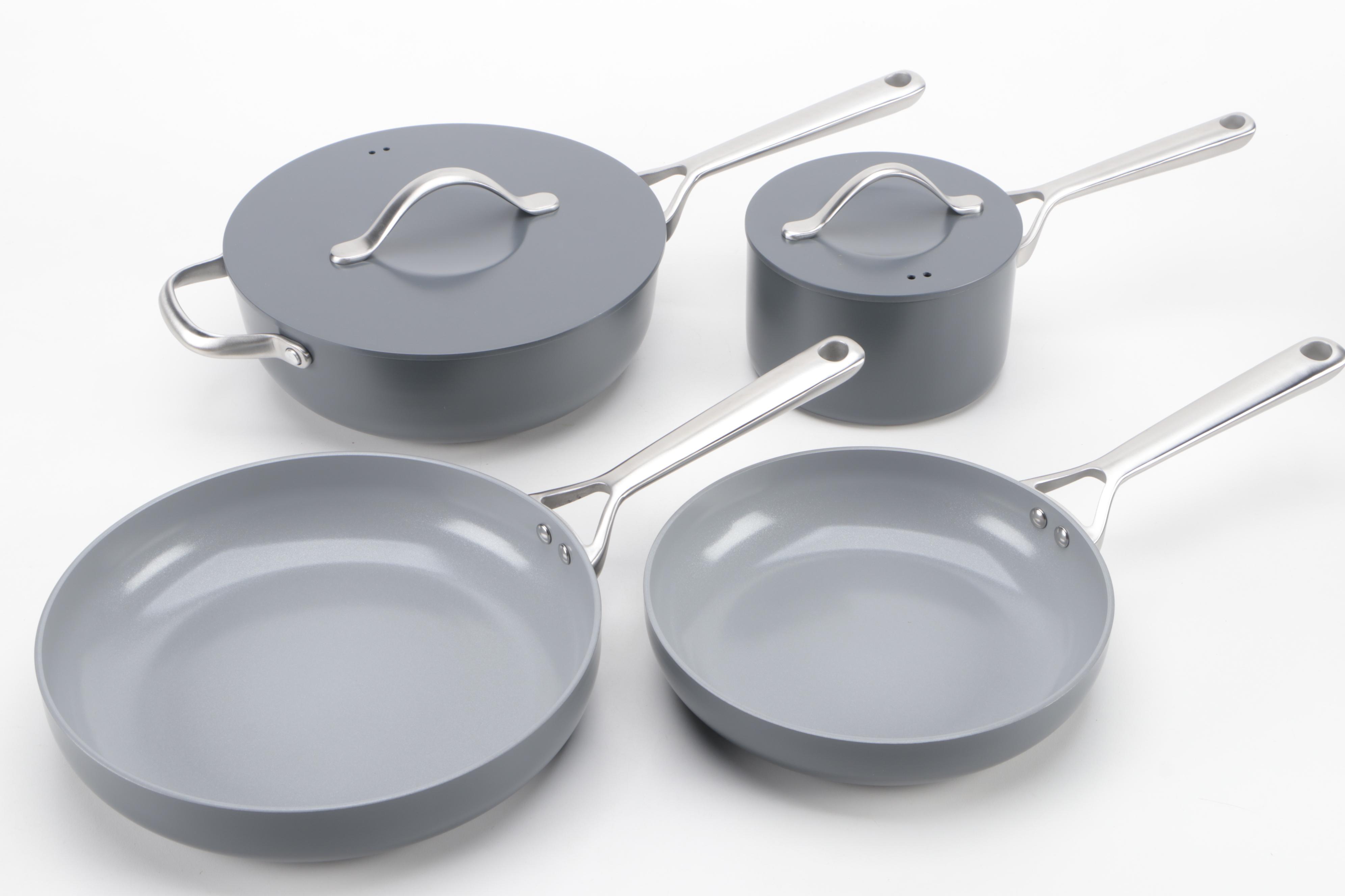 Member's Mark 11-Piece Non-Stick Ceramic Cookware Set in Gray