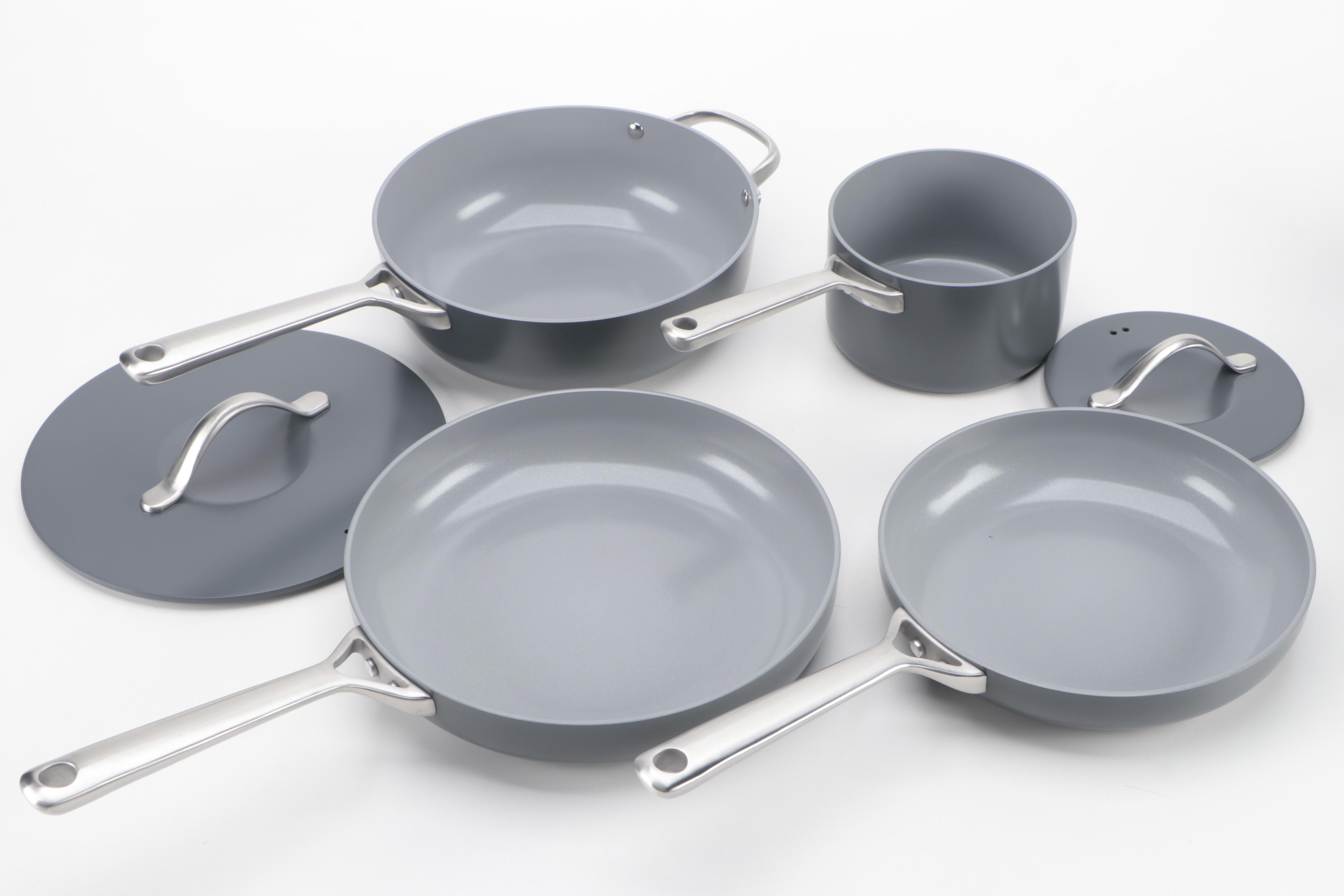 Member's Mark 11-Piece Non-Stick Ceramic Cookware Set in Gray