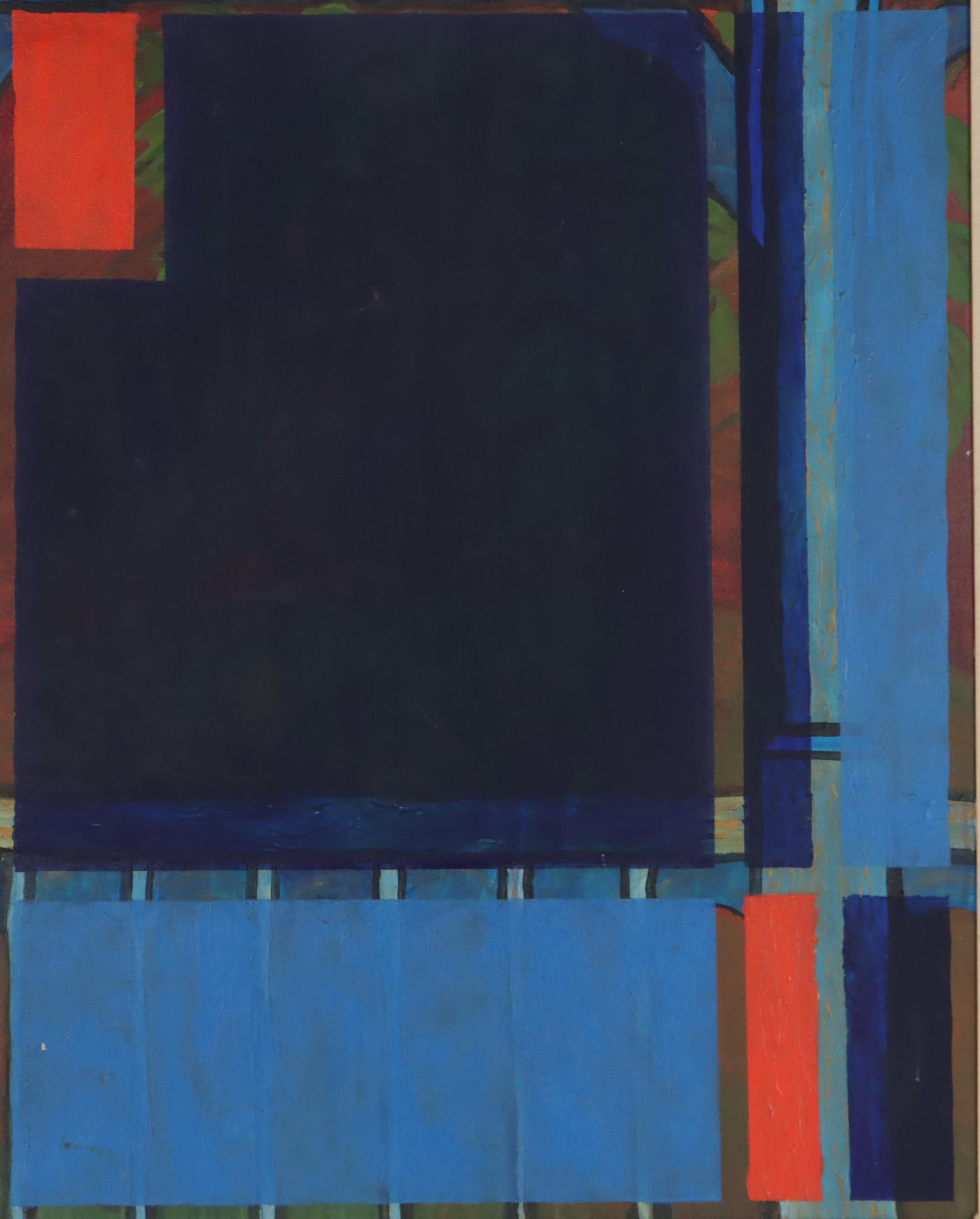 Abstract Geometric Acrylic Painting