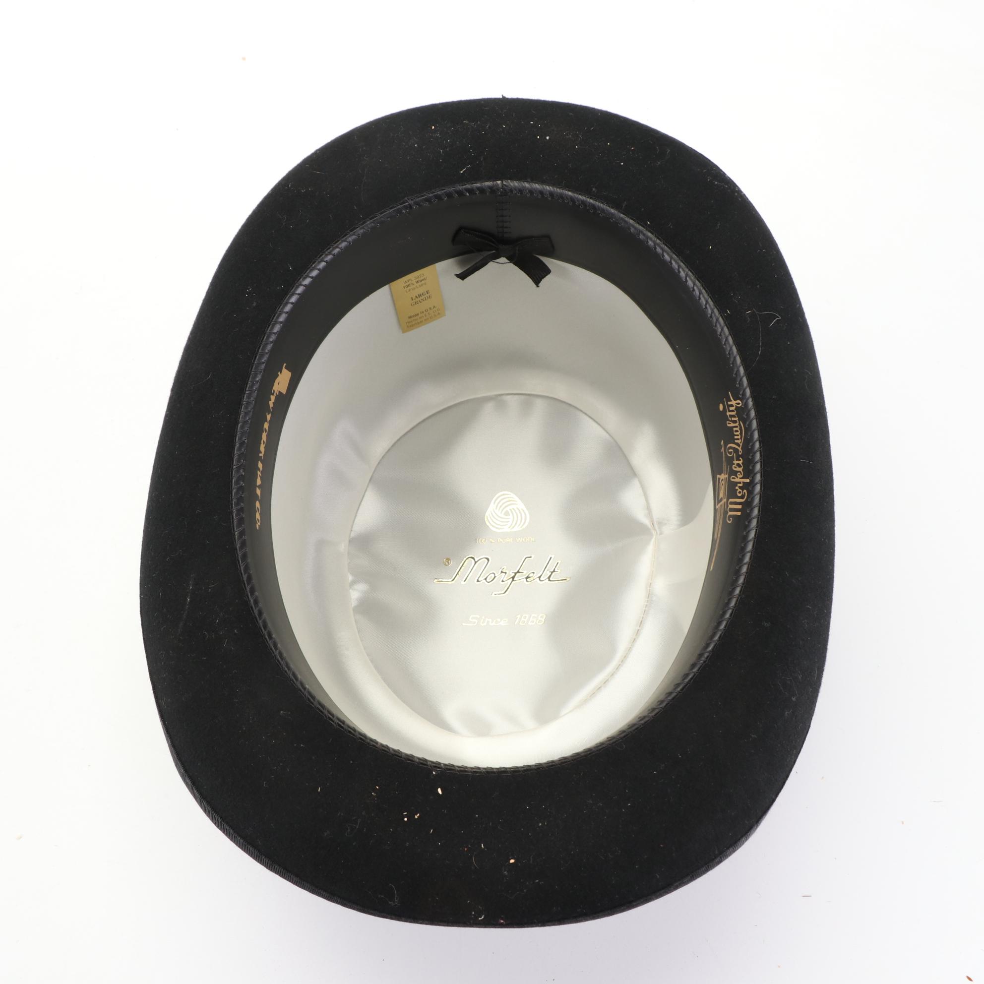 Straw Boaters with Wool Felt Bowler and Western Hats