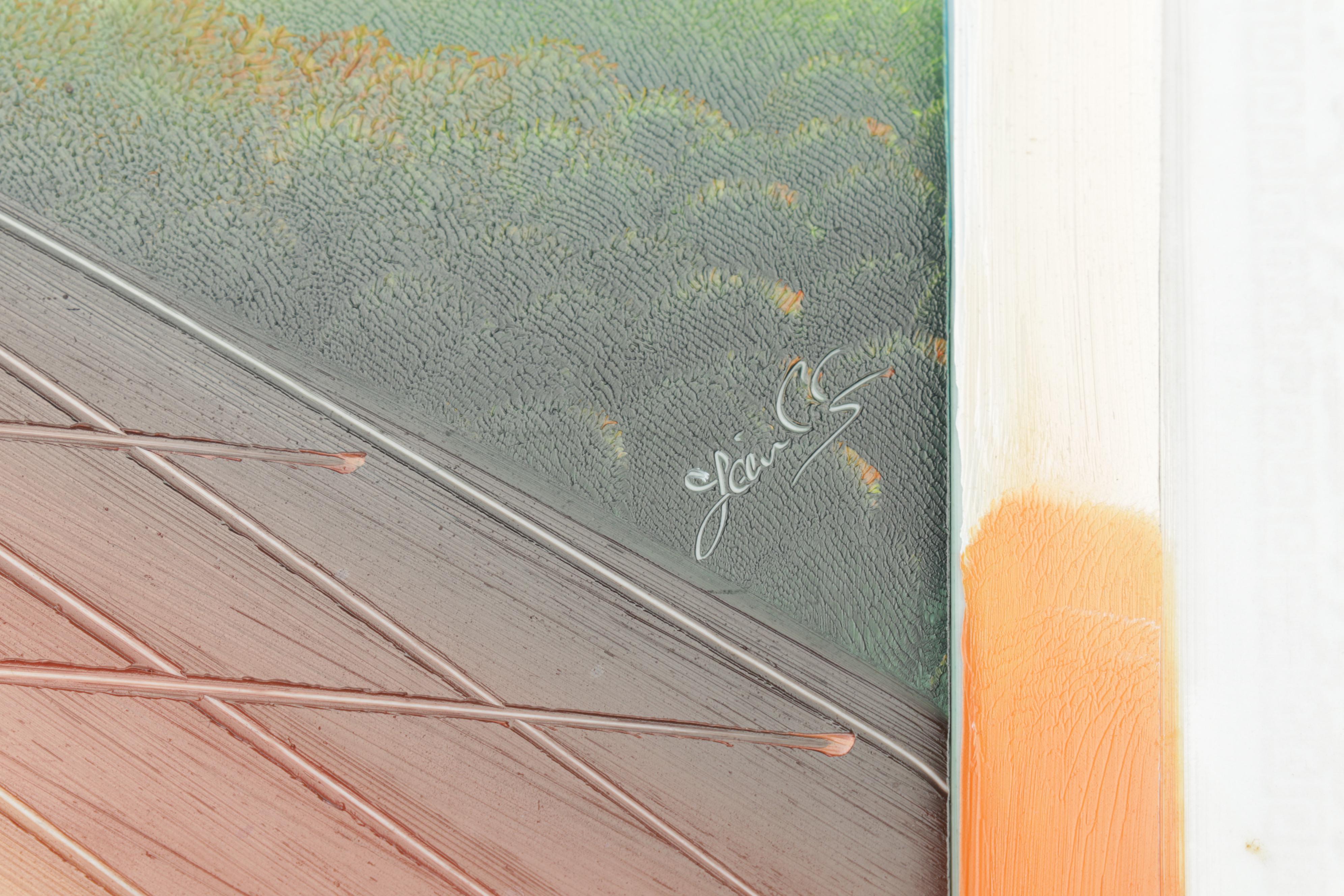 Hand-Painted Sunset Ceramic Wall Tiles